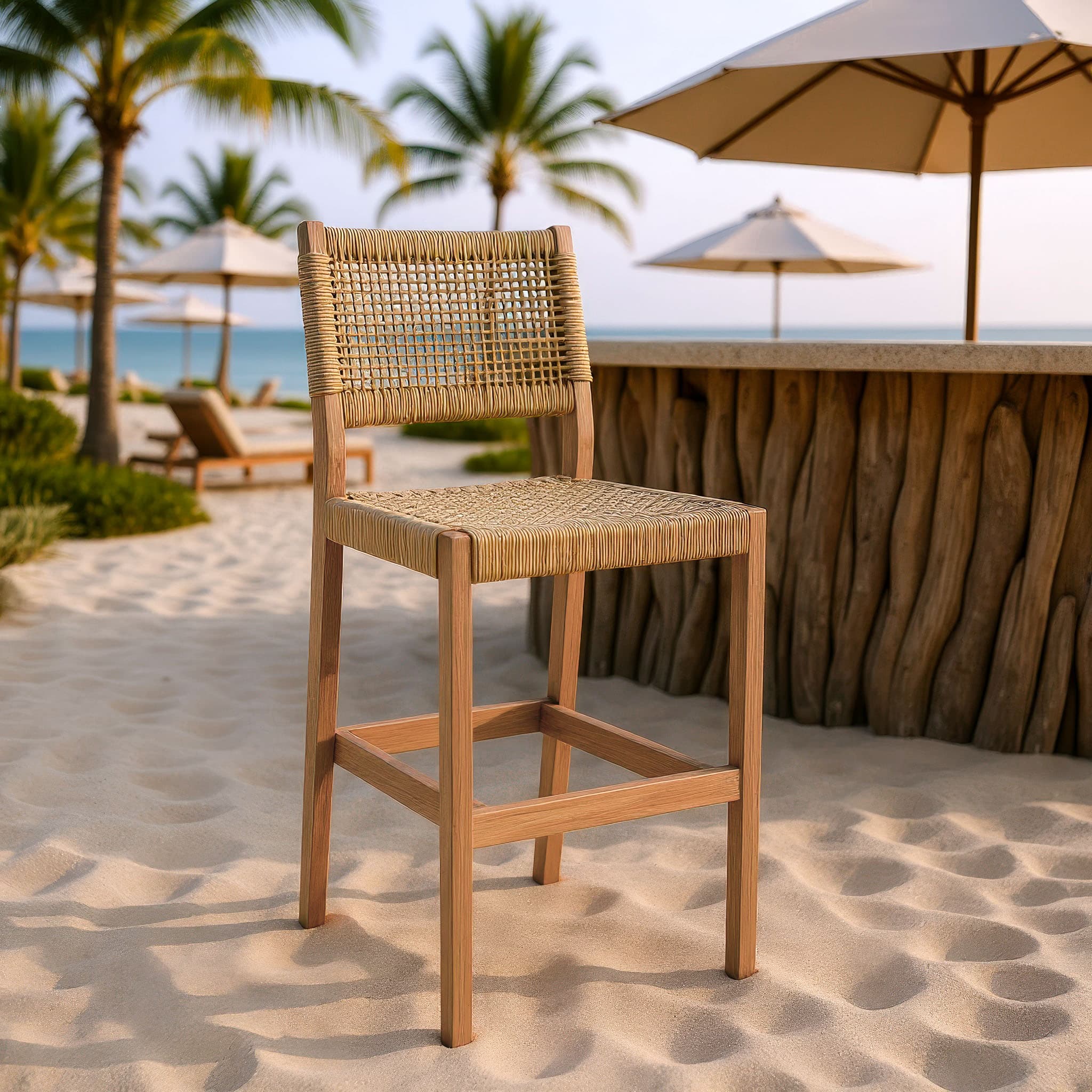 Corde Barstool Beige product image