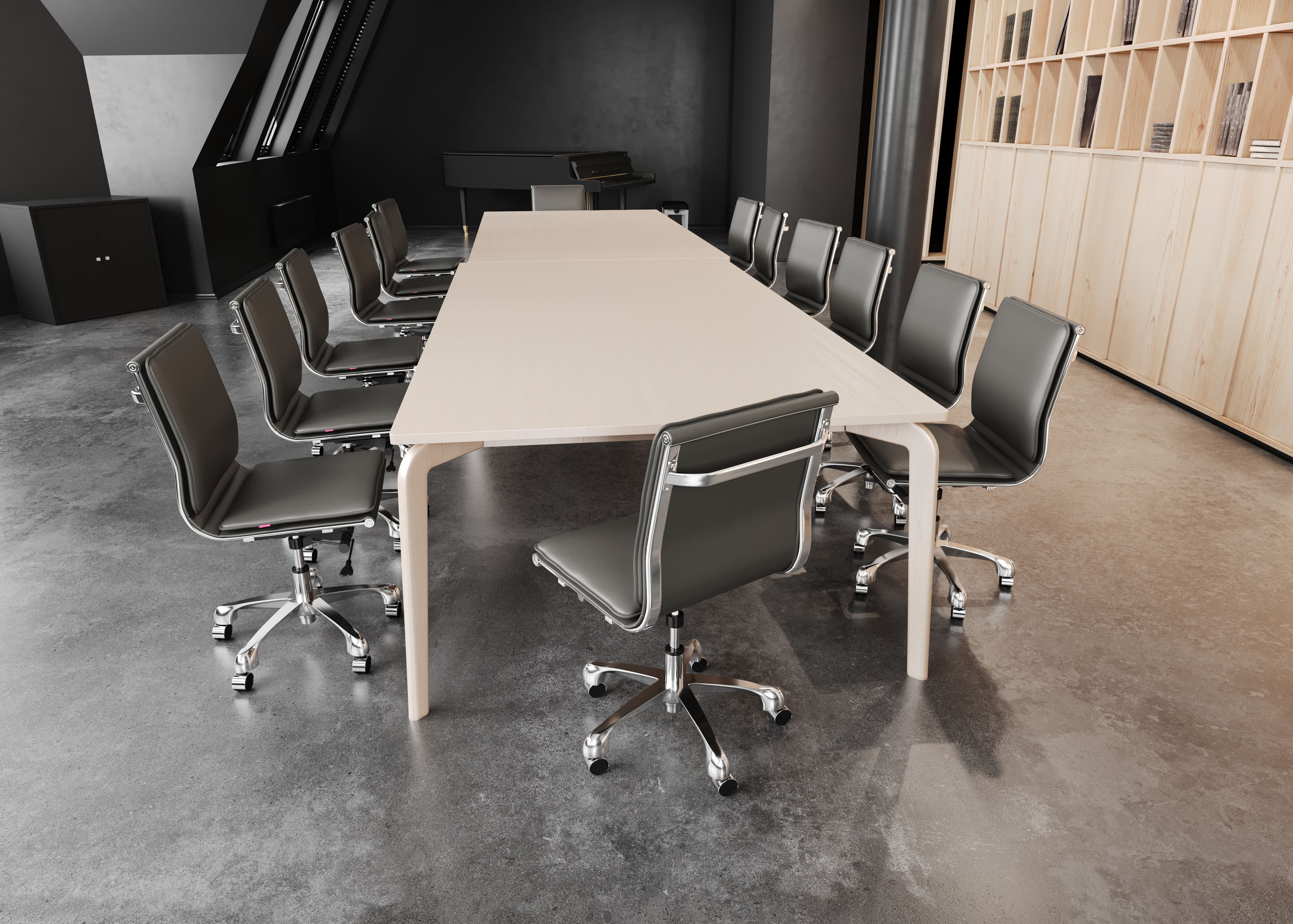Lider Plus Armless Office Chair Gray product image