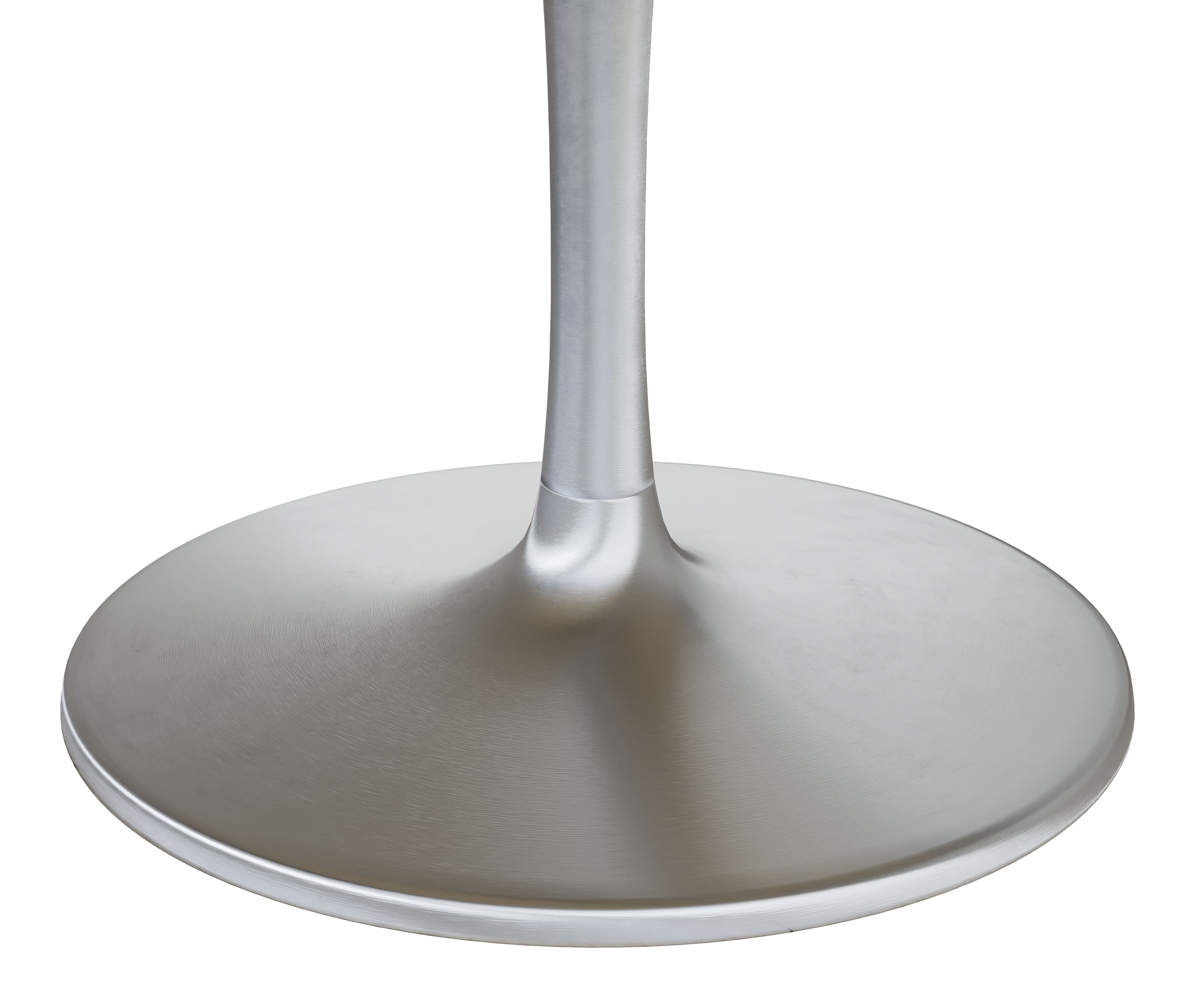 Metropolis Dining Table (60") Gray & Silver product image