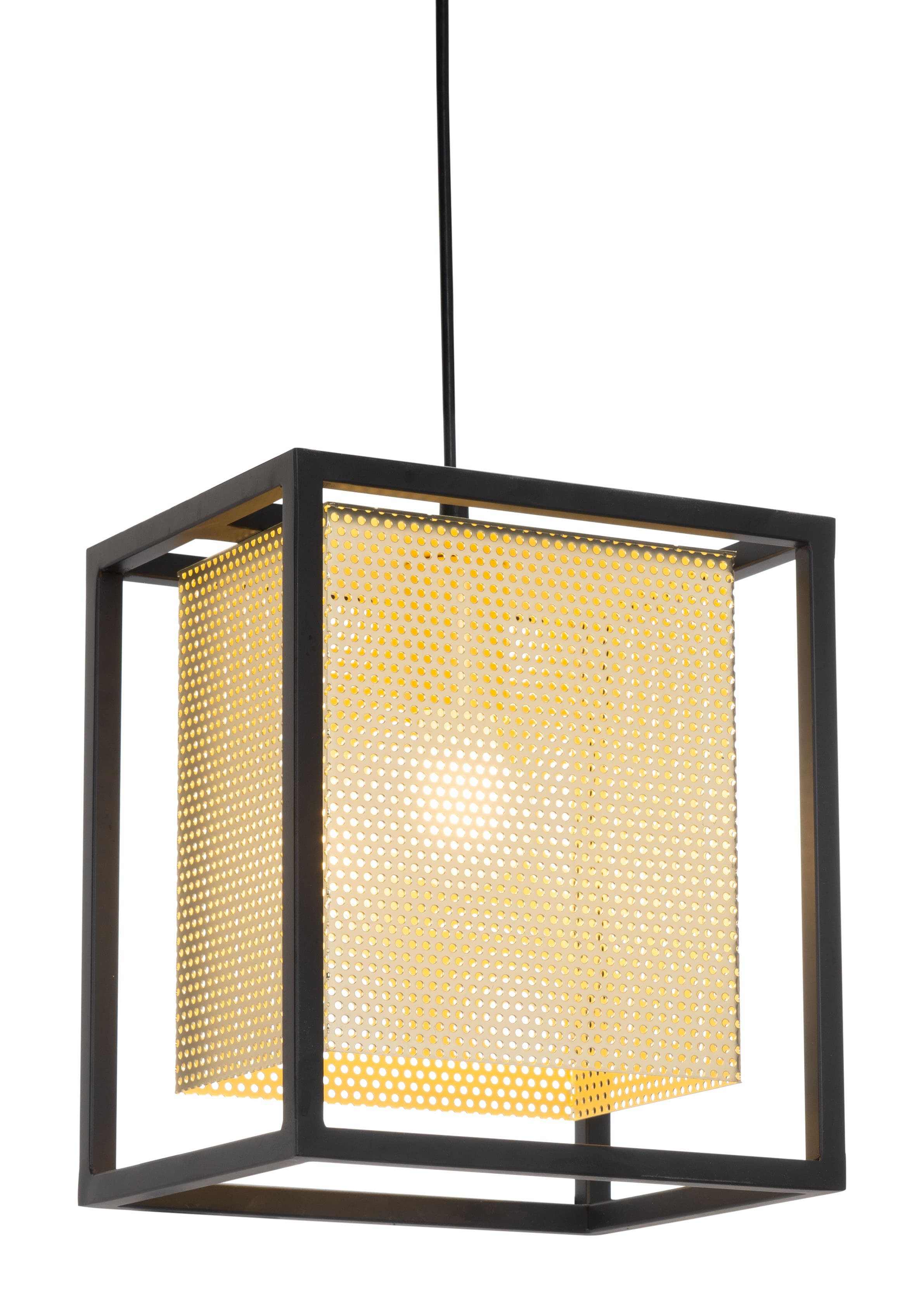 Yves Ceiling Lamp Gold & Black product image