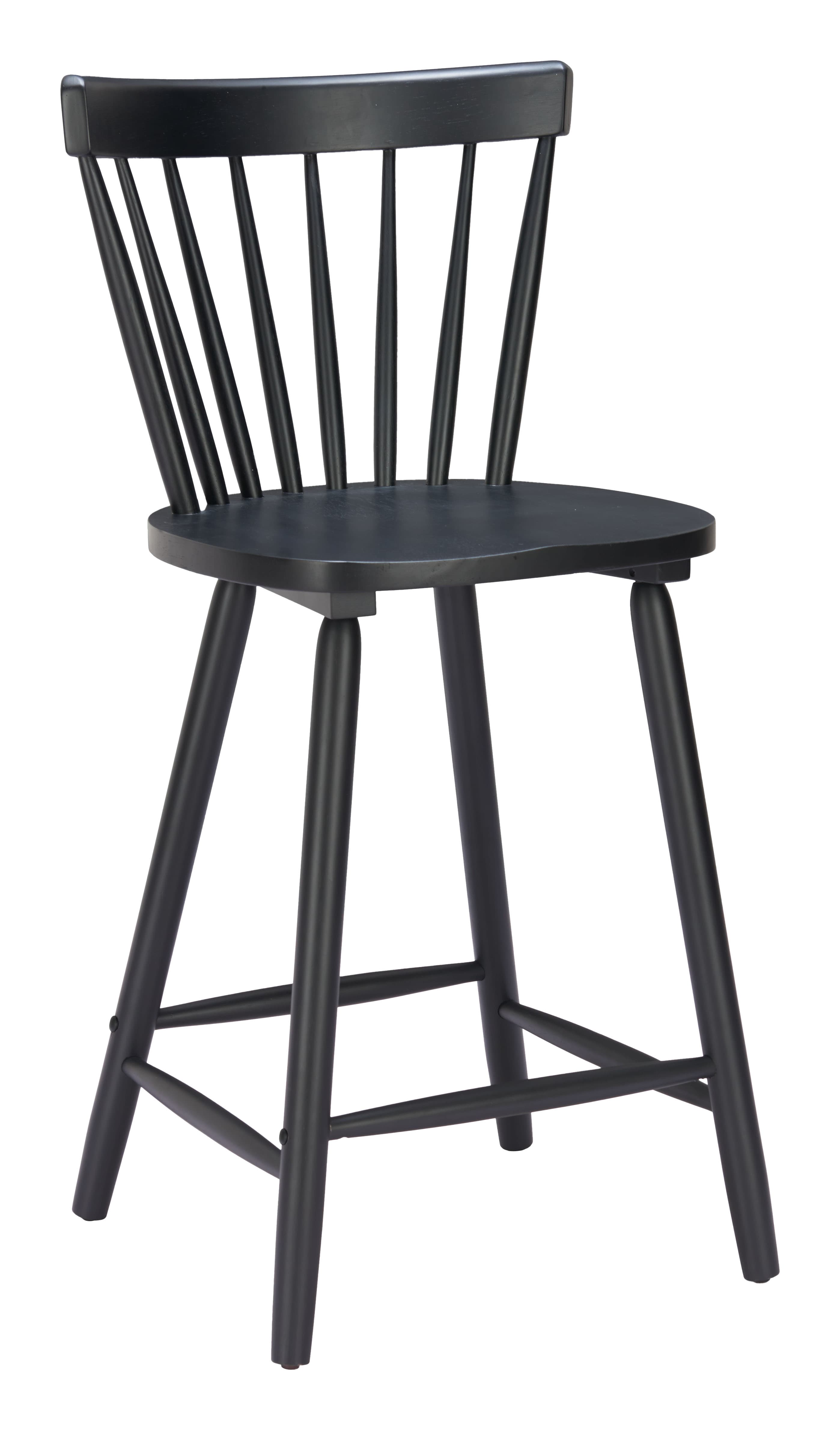 Tyce Counter Stool (Set of 2) Black product image