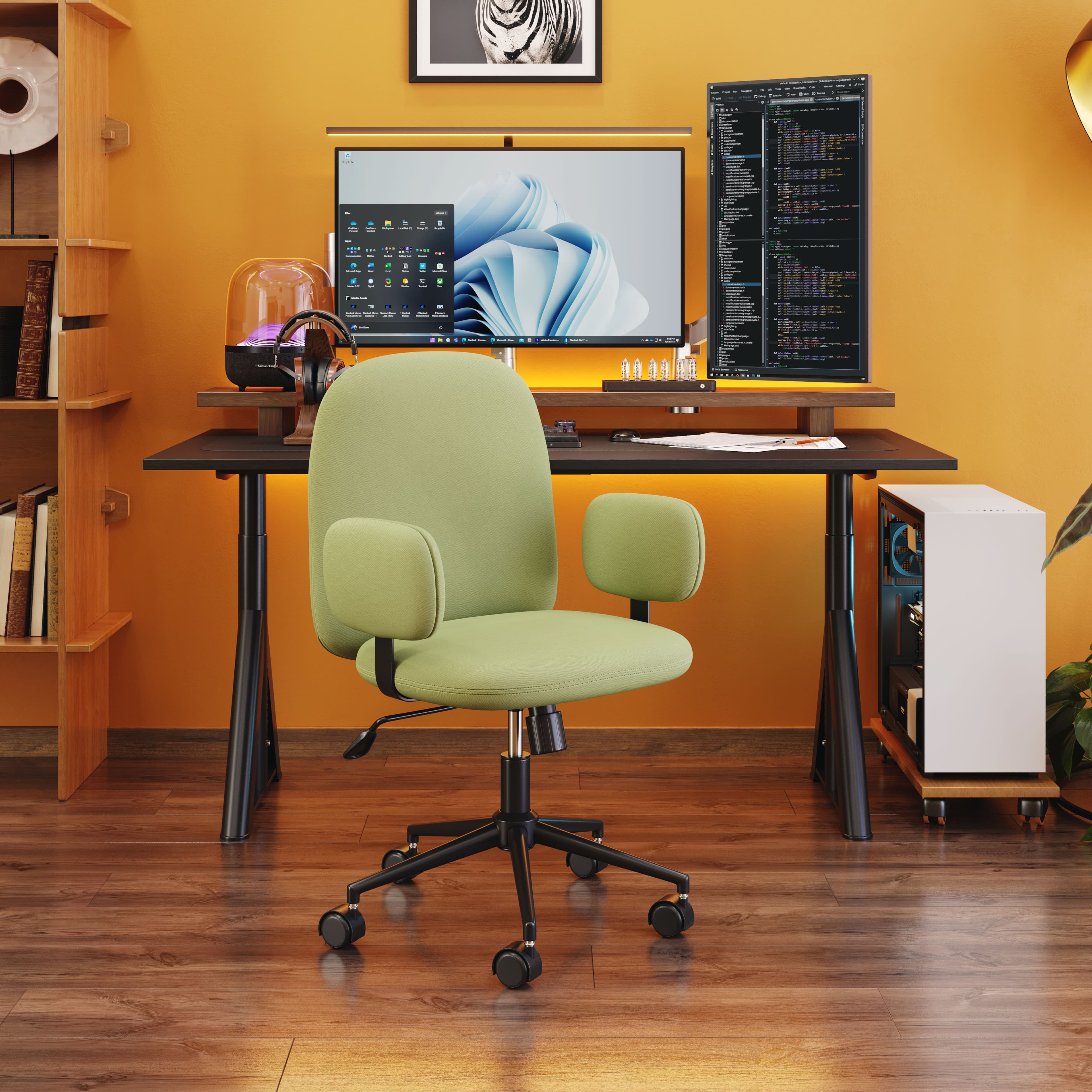 Lionel Office Chair Olive Green product image