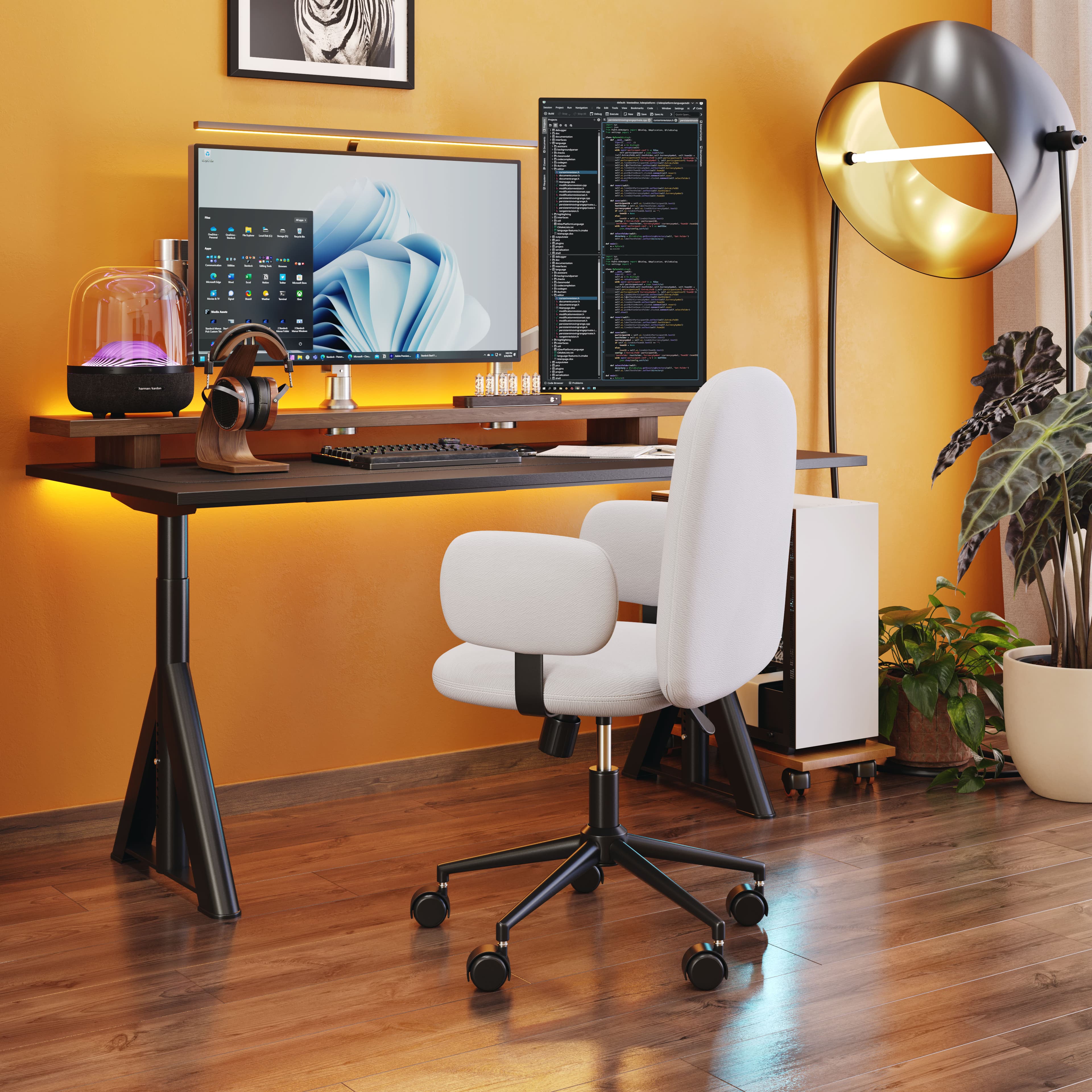 Lionel Office Chair Beige product image