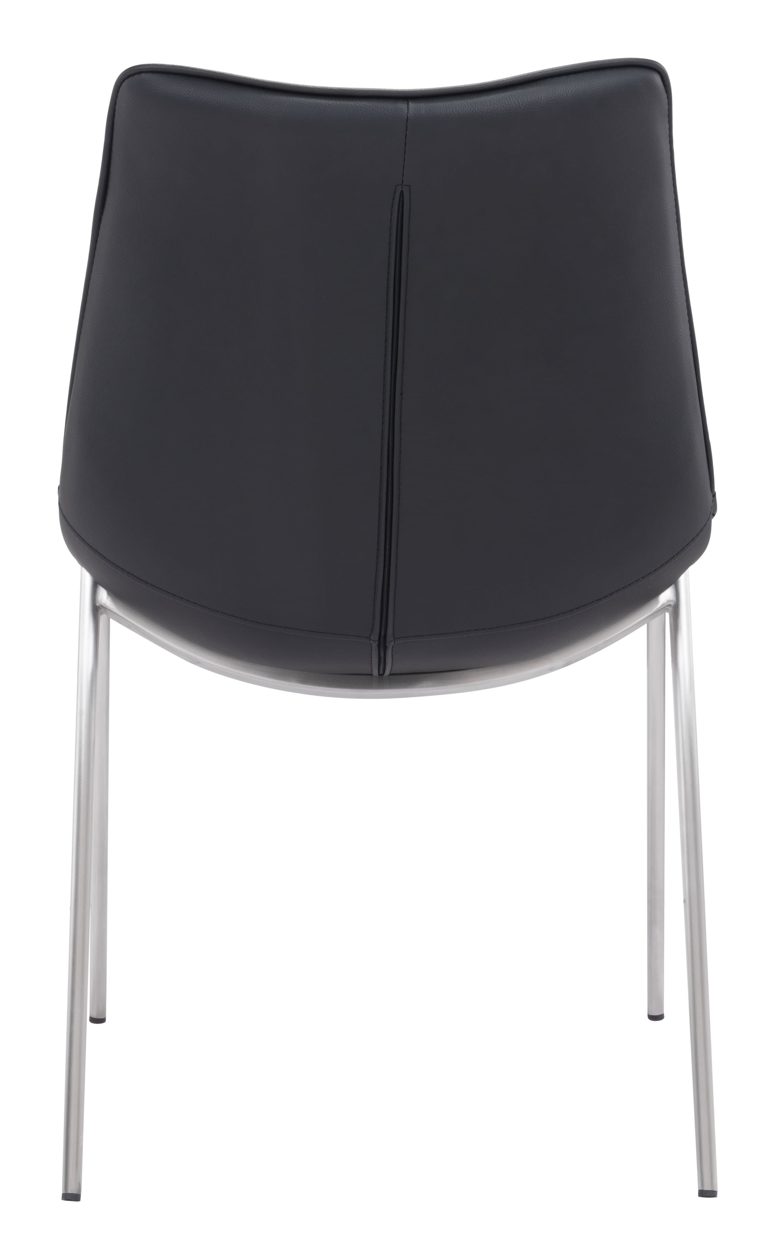 Magnus Dining Chair (Set of 2) Black & Silver product image