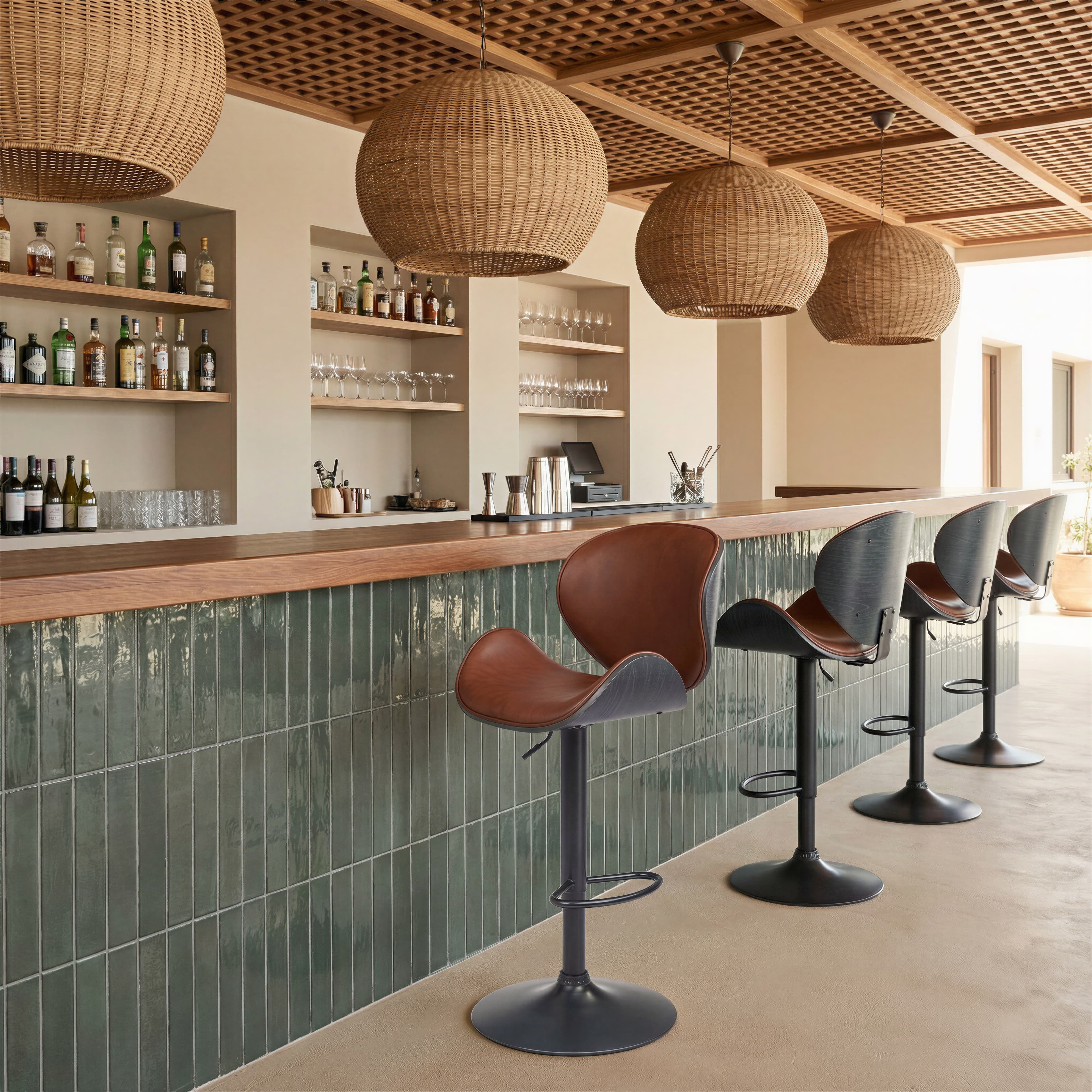 Meyane Barstool Brown product image