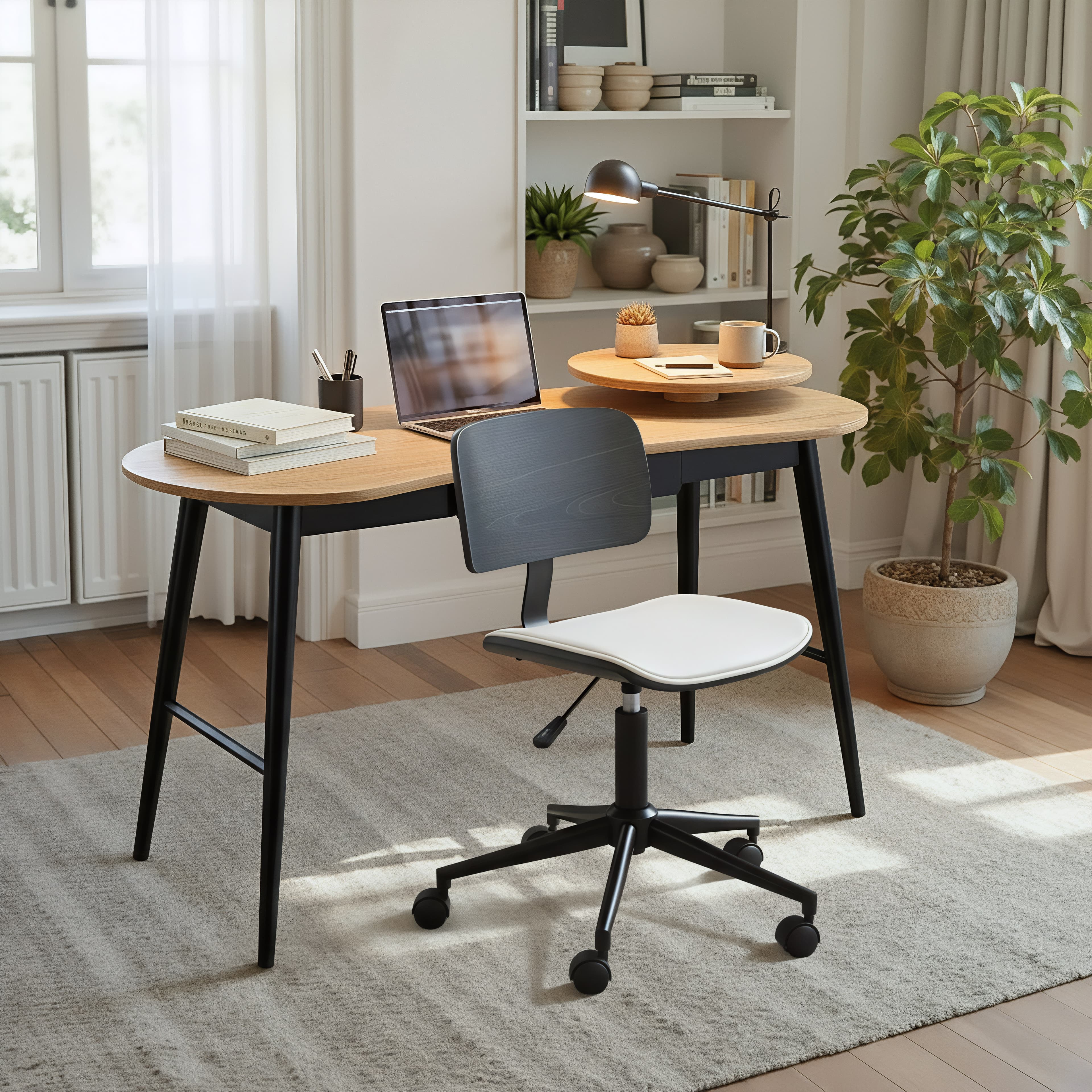 Duravel Office Chair White & Black product image