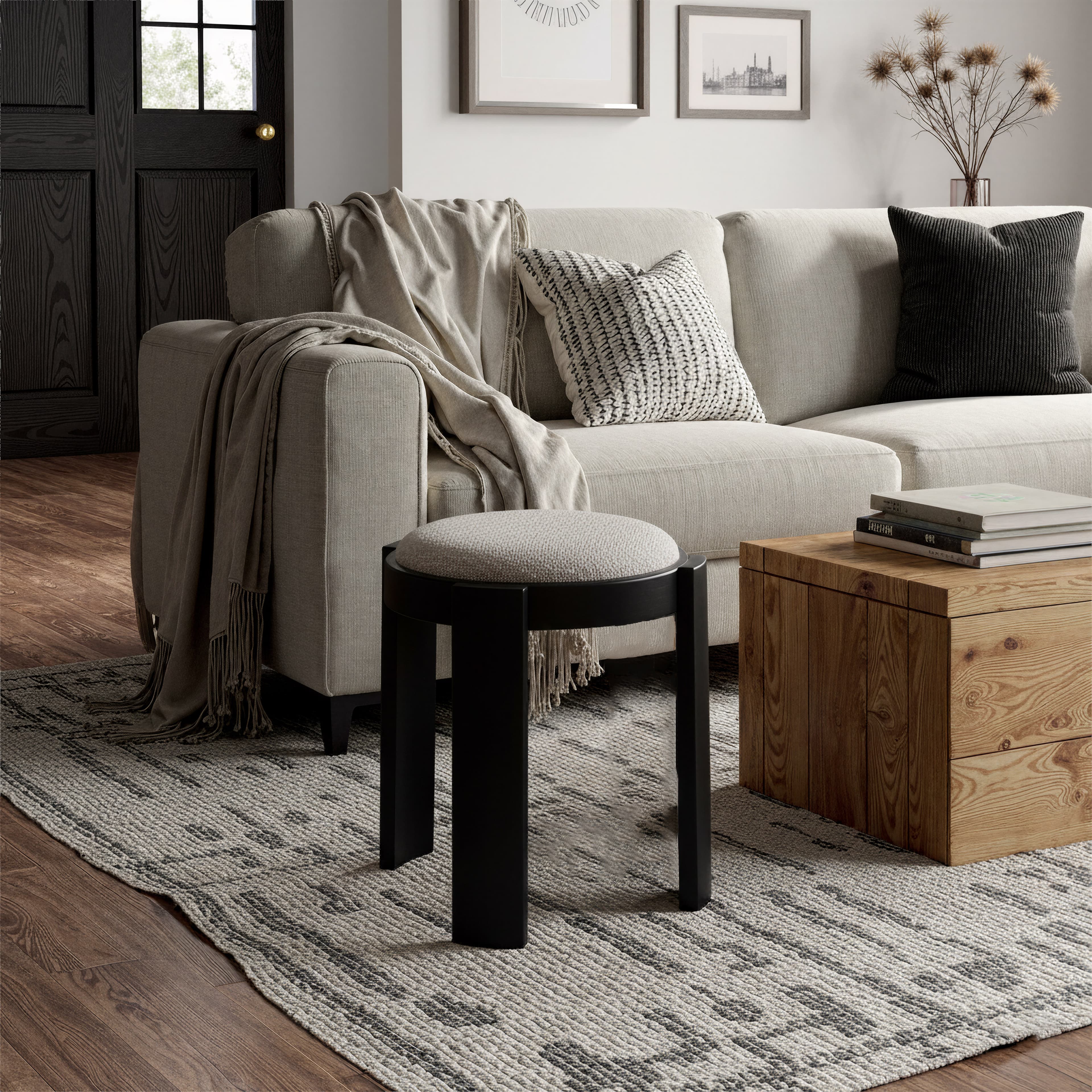Banjul Ottoman Misty Gray product image