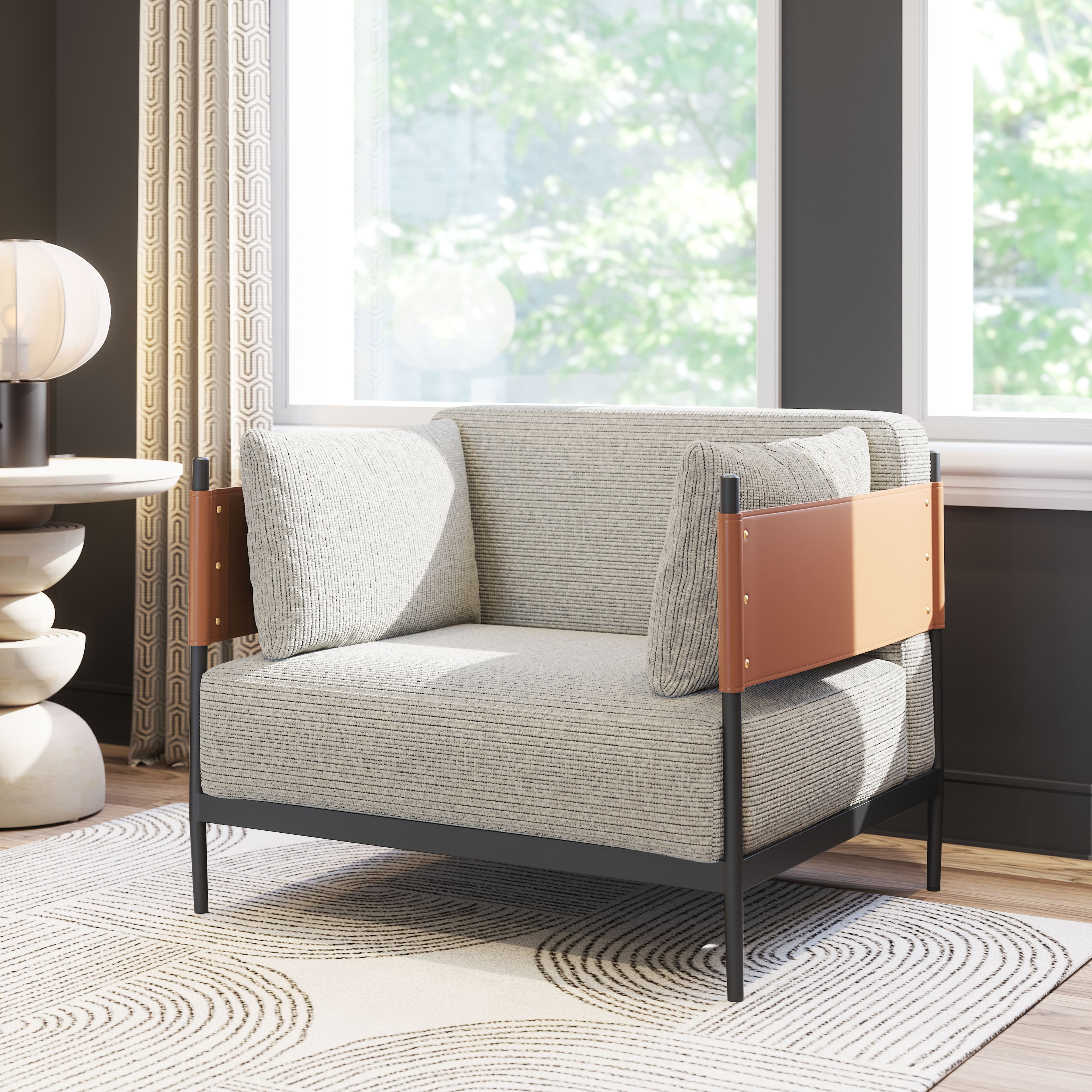 Stirbe Armchair Gray product image
