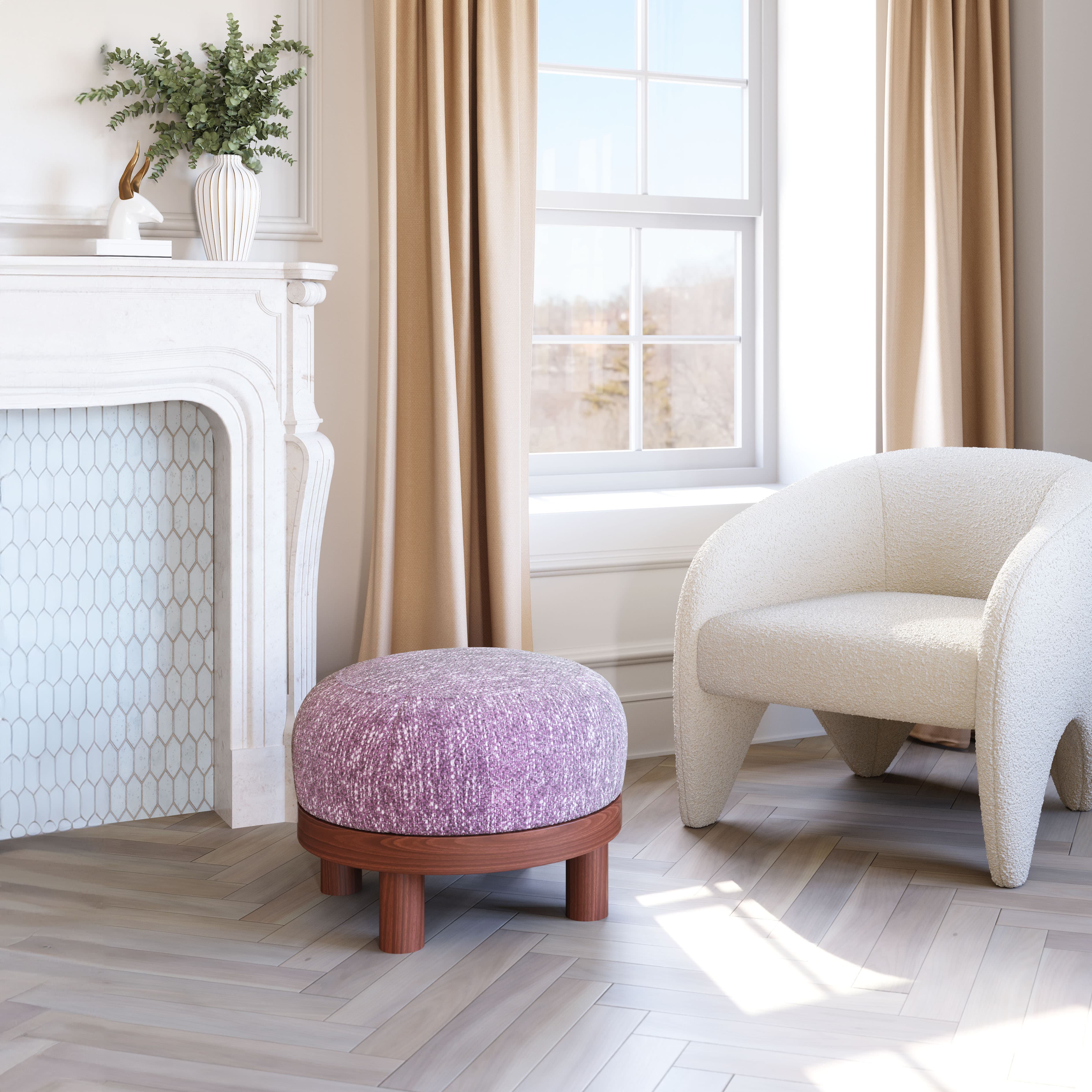 Gome Ottoman Wisteria Purple product image