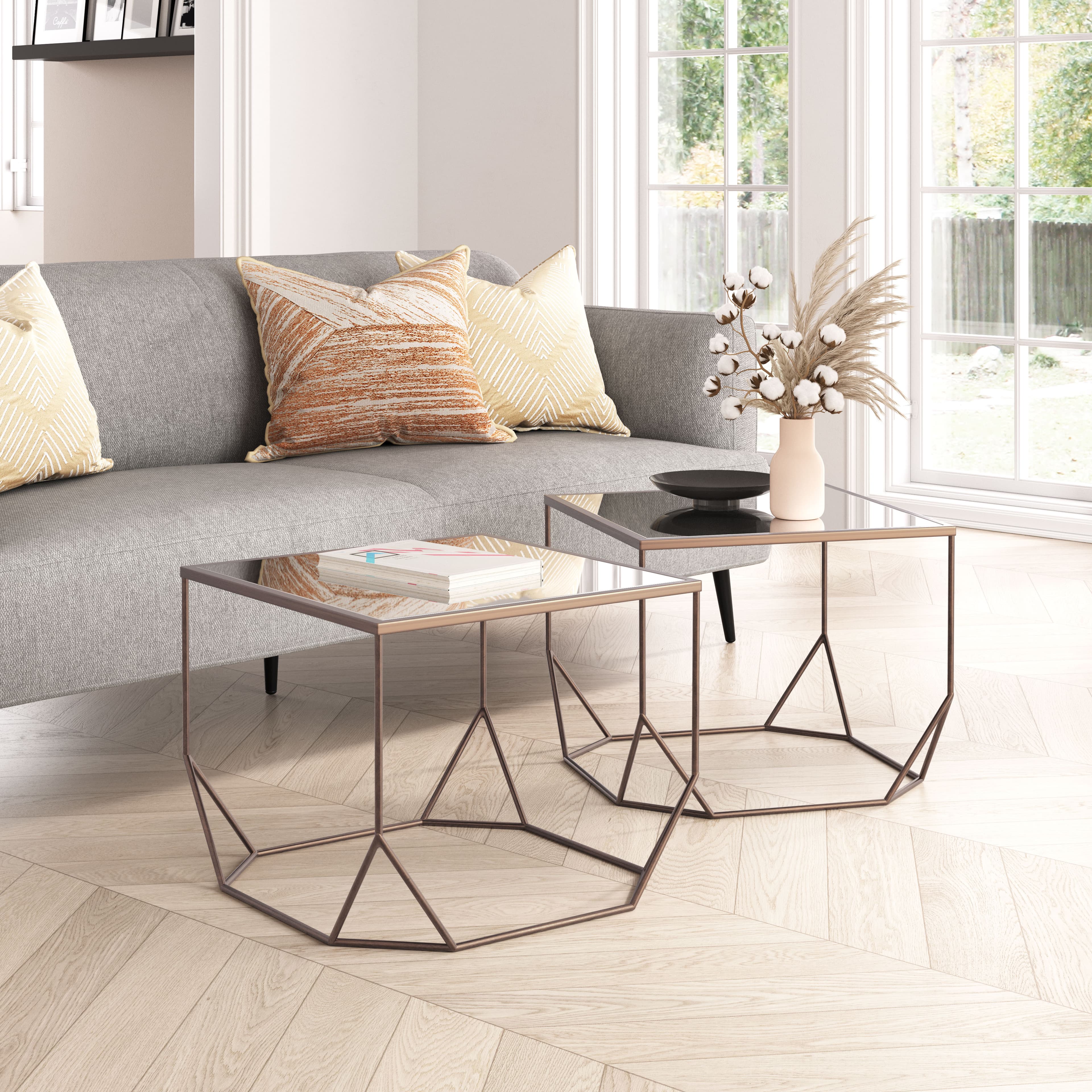 Arzon Coffee Table Set (2-Piece) Bronze product image