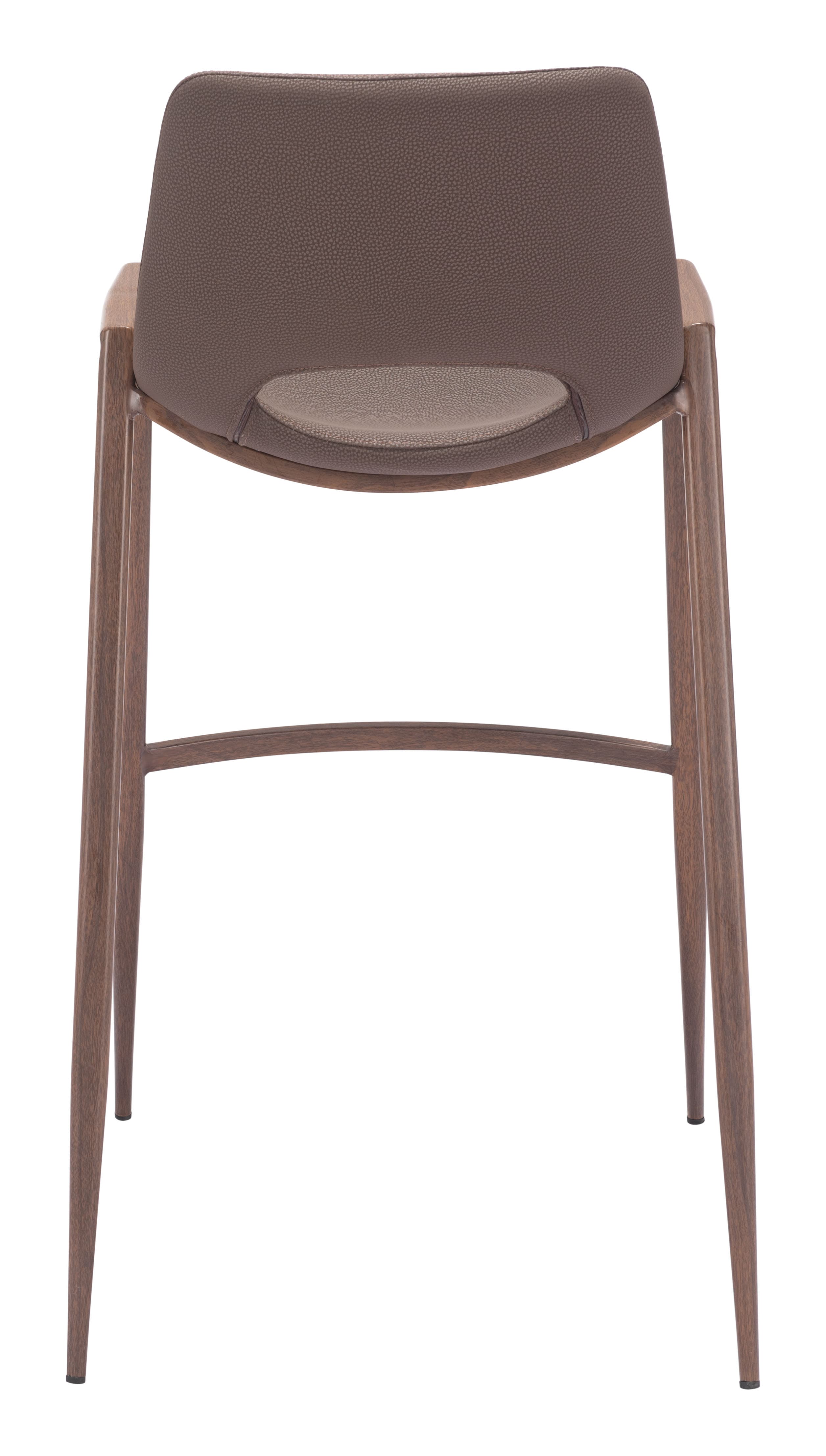 Desi Barstool (Set of 2) Brown & Walnut product image