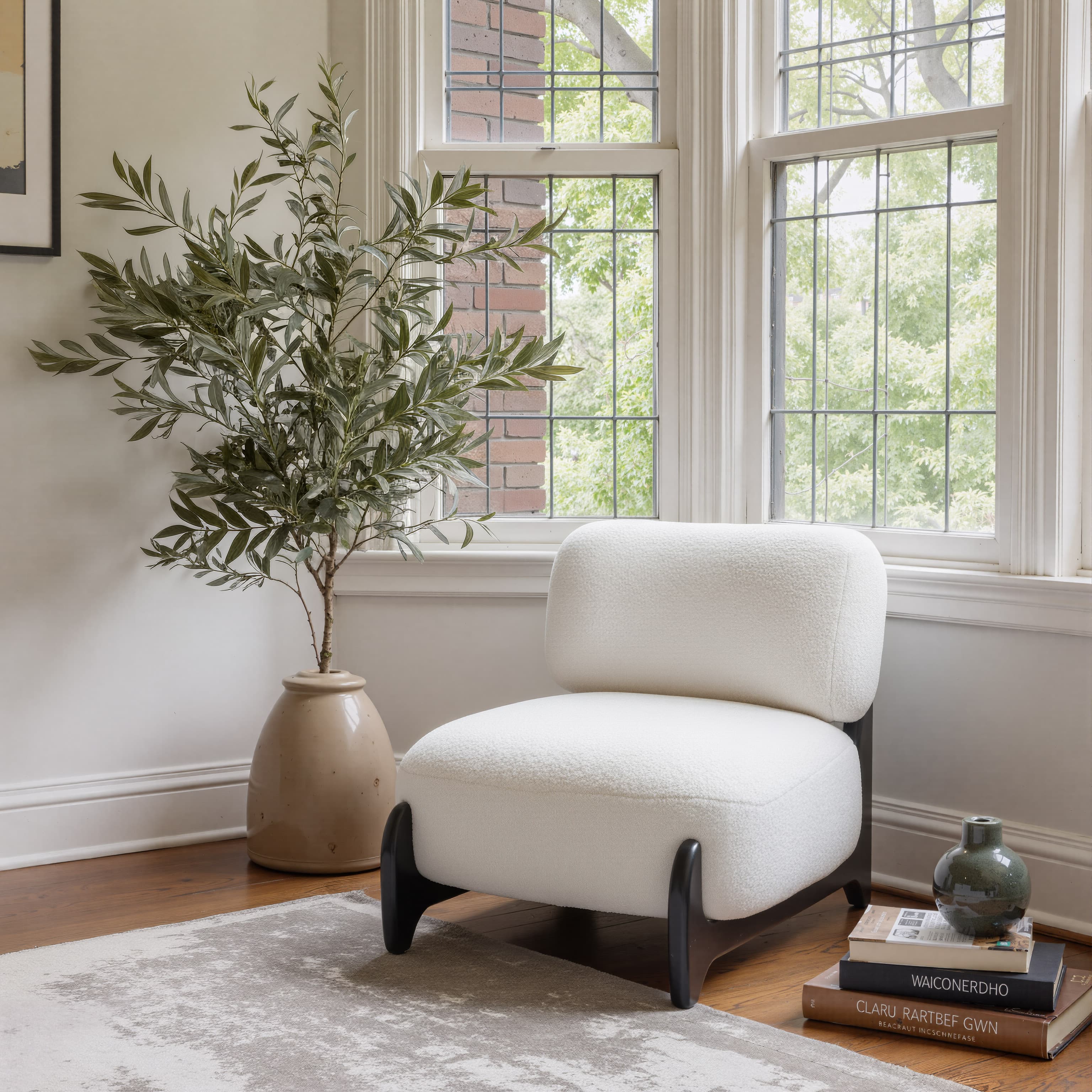 Bombo Accent Chair White product image