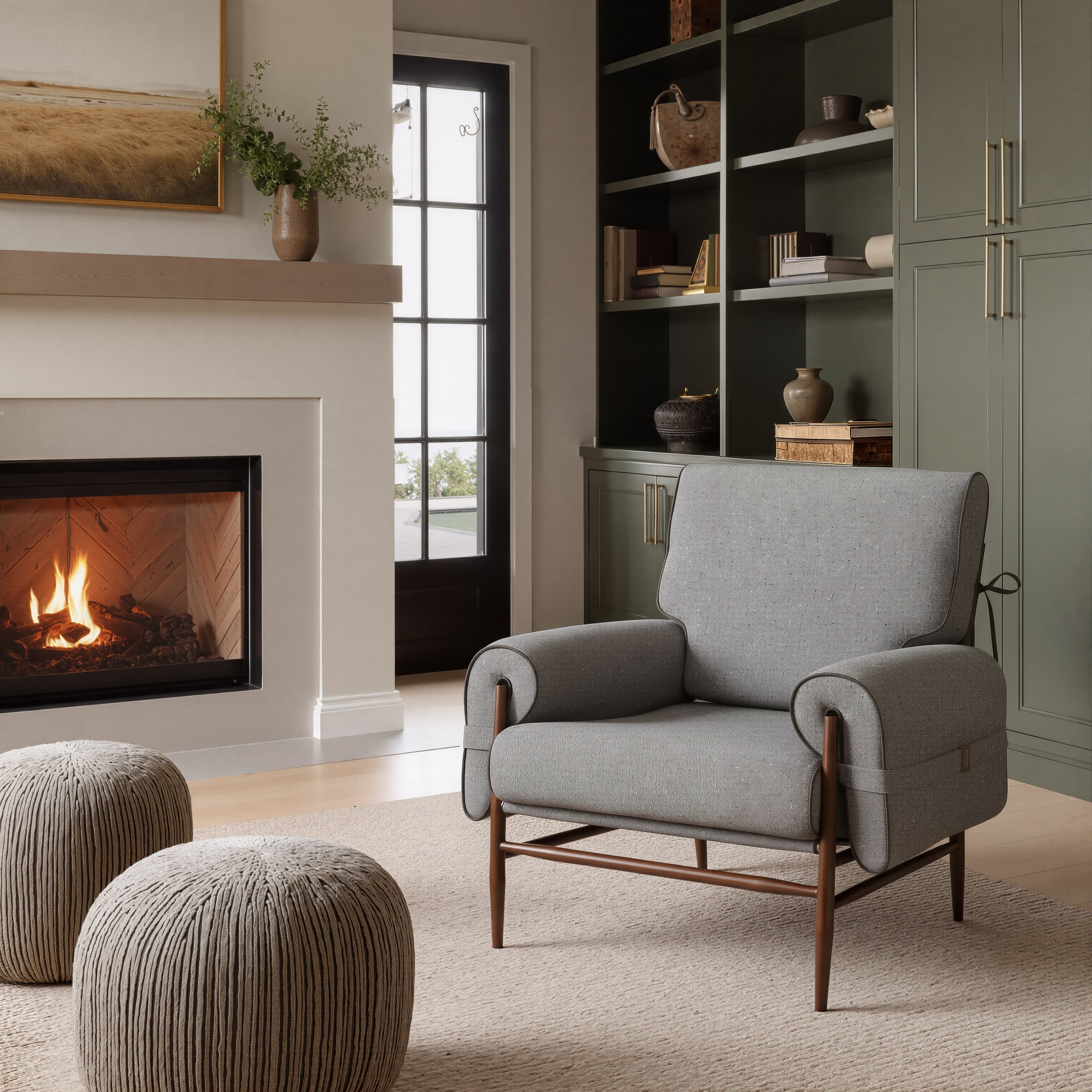 Klem Accent Chair Gray product image