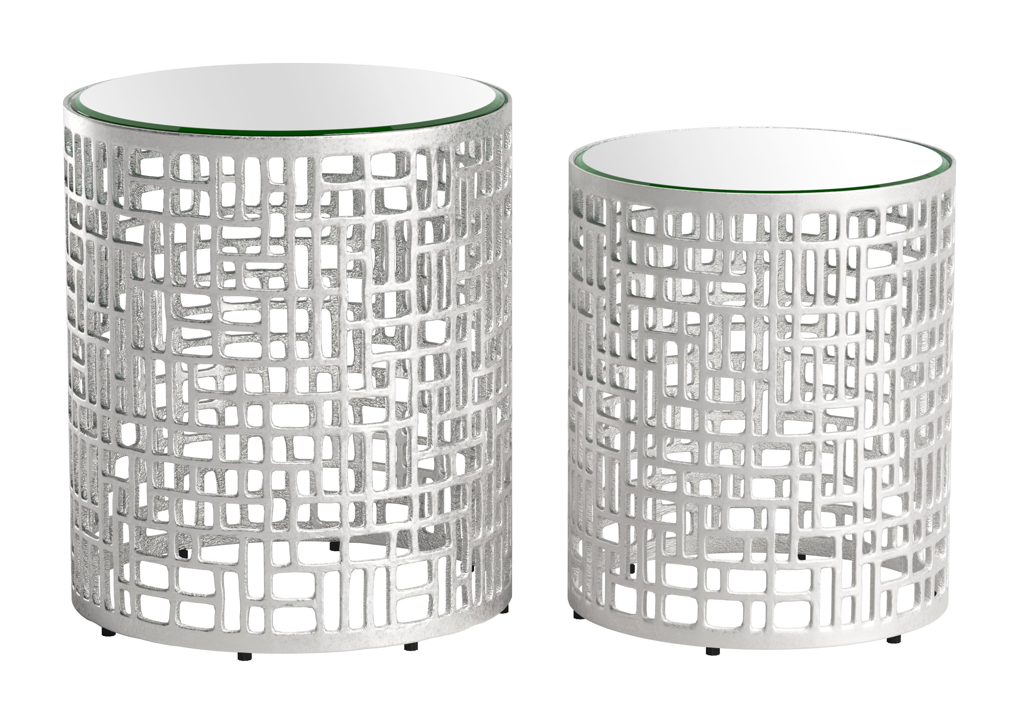 Reden Side Table Set (2-Piece) Silver product image