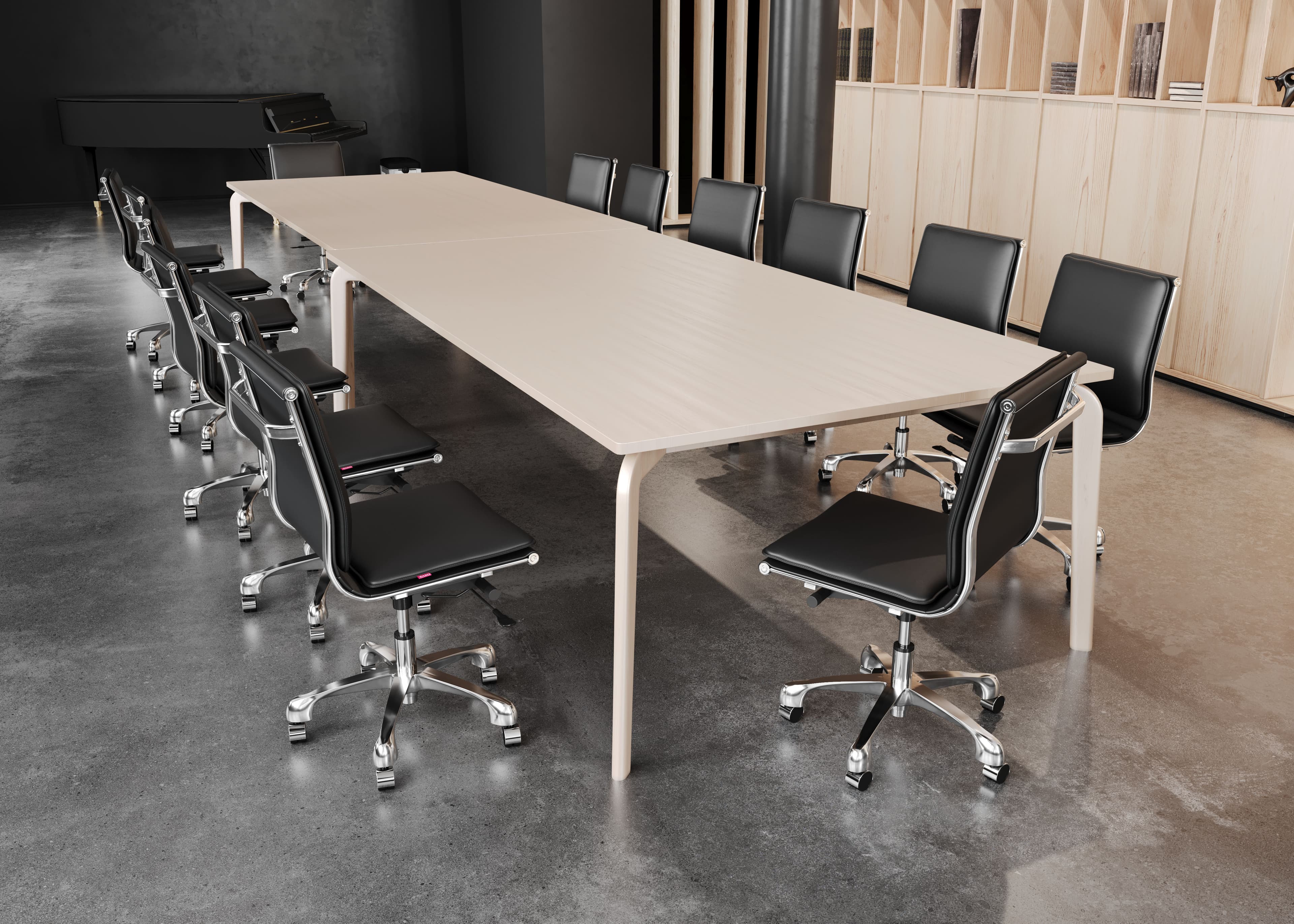 Lider Plus Armless Office Chair Black product image
