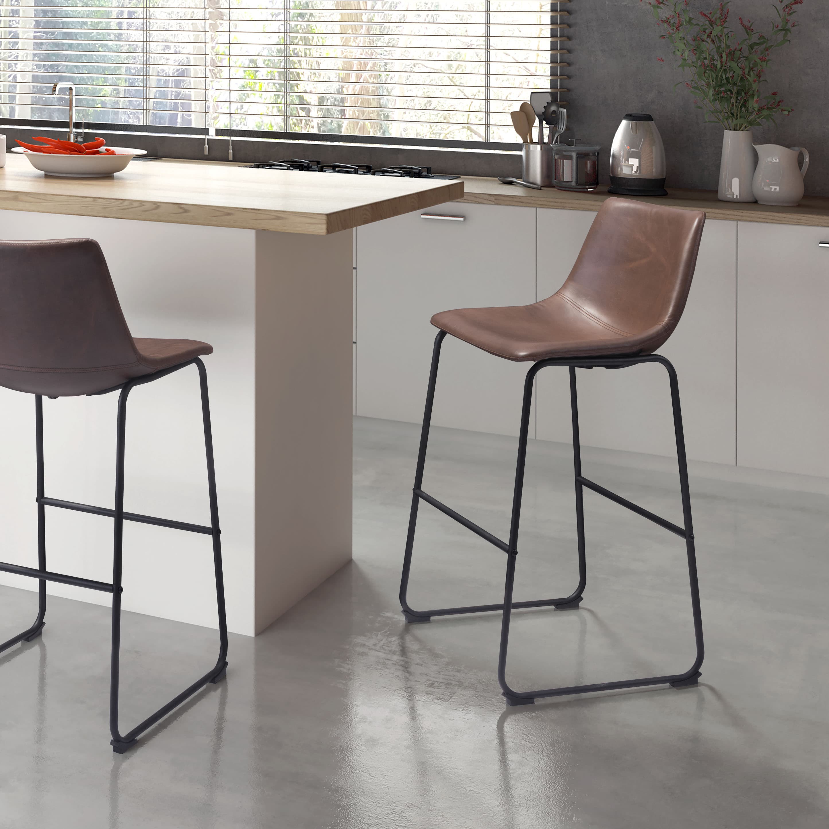 Smart Barstool (Set of 2) Vintage Espresso product image