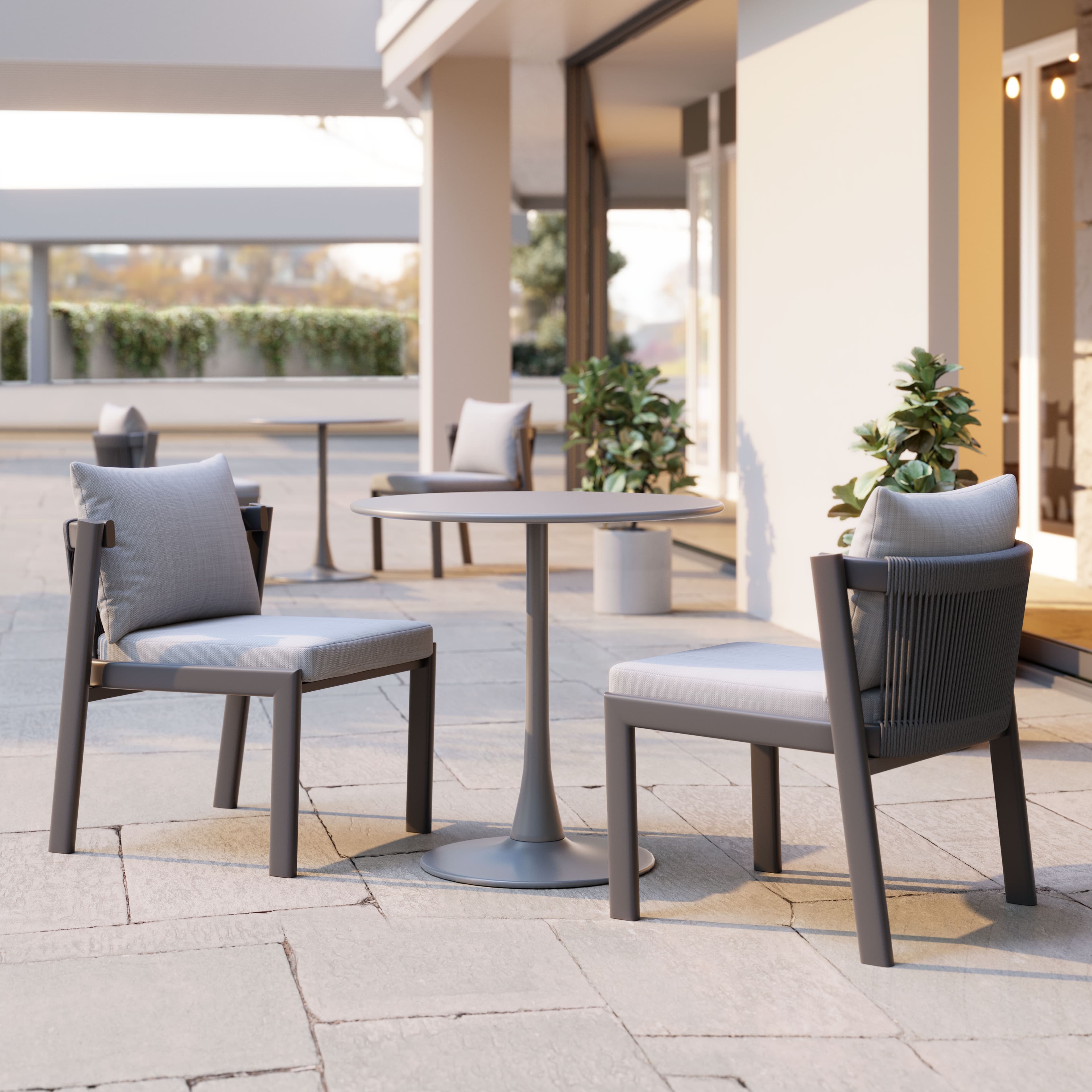 Horizon Dining Chair (Set of 2) Gray product image