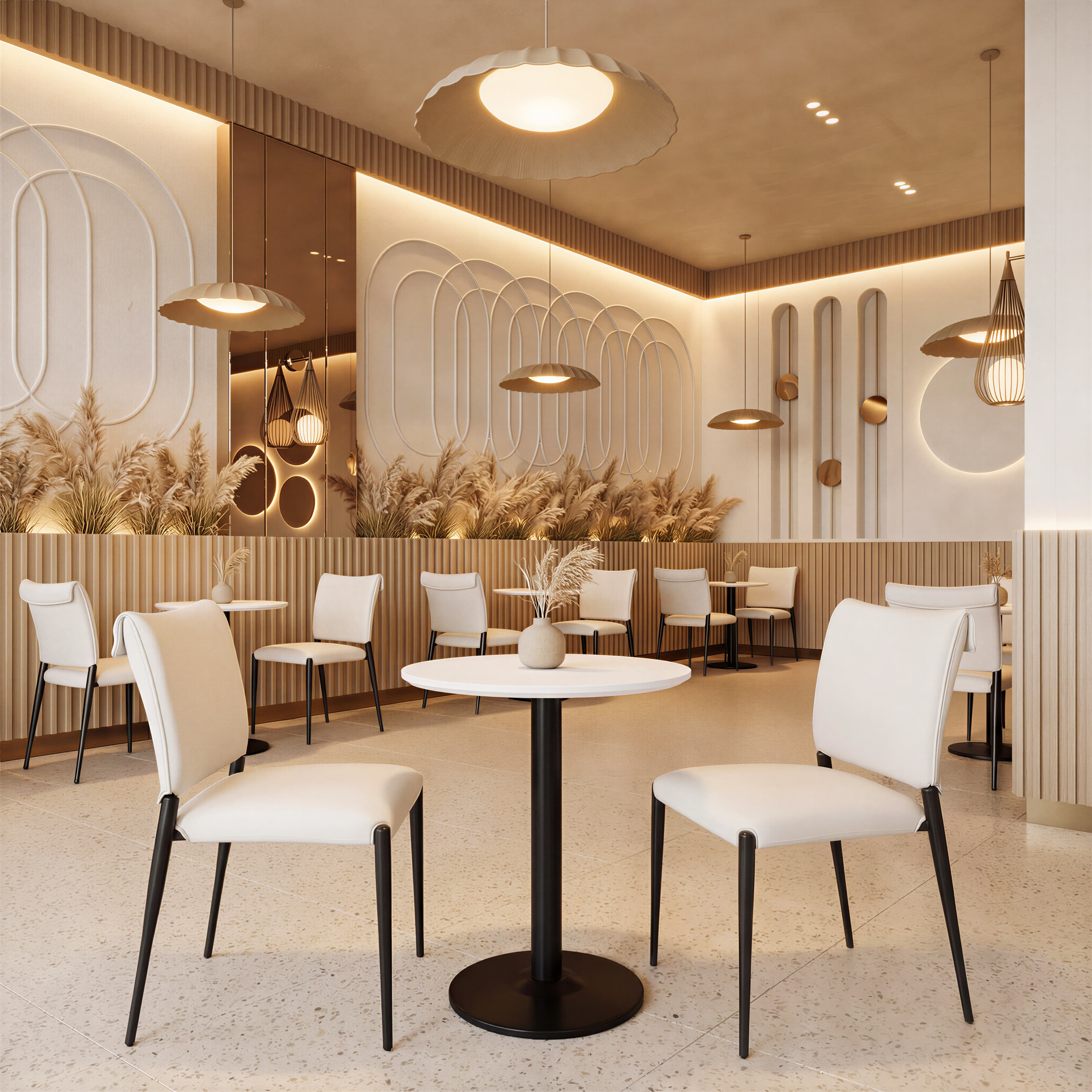 Alto Bistro Table White & Black product image