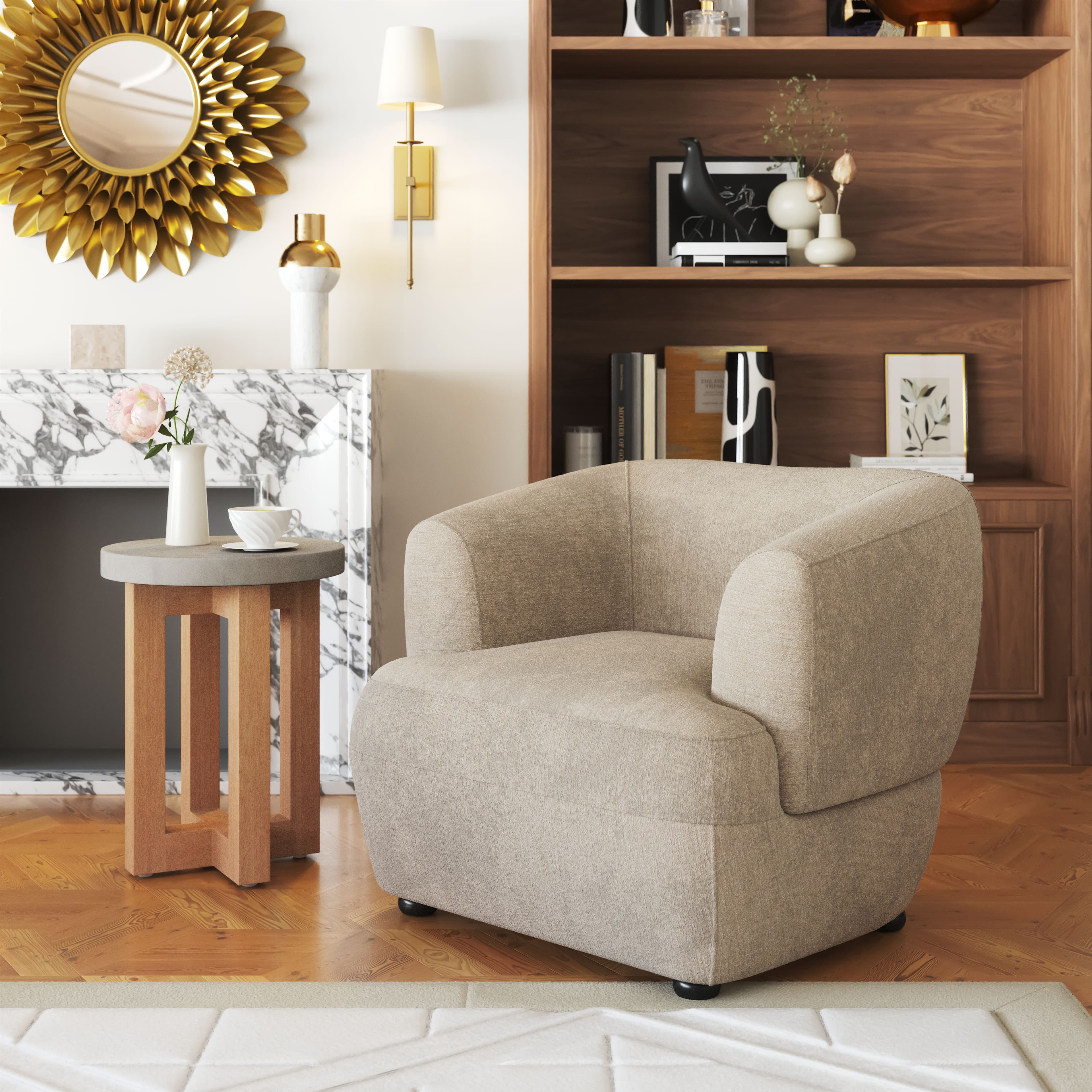 Bekker Accent Chair Golden Beige product image