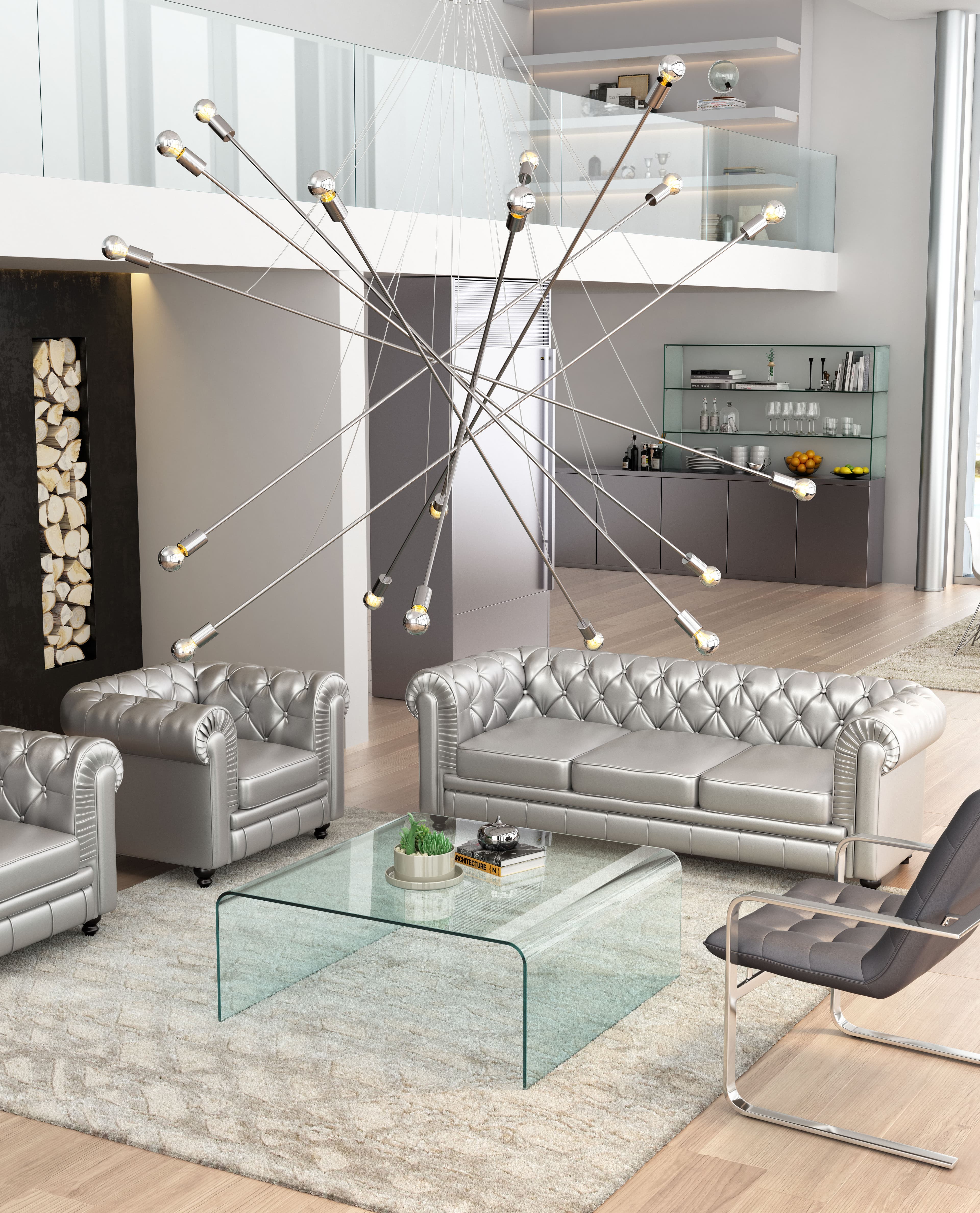 Belief Ceiling Lamp Chrome product image