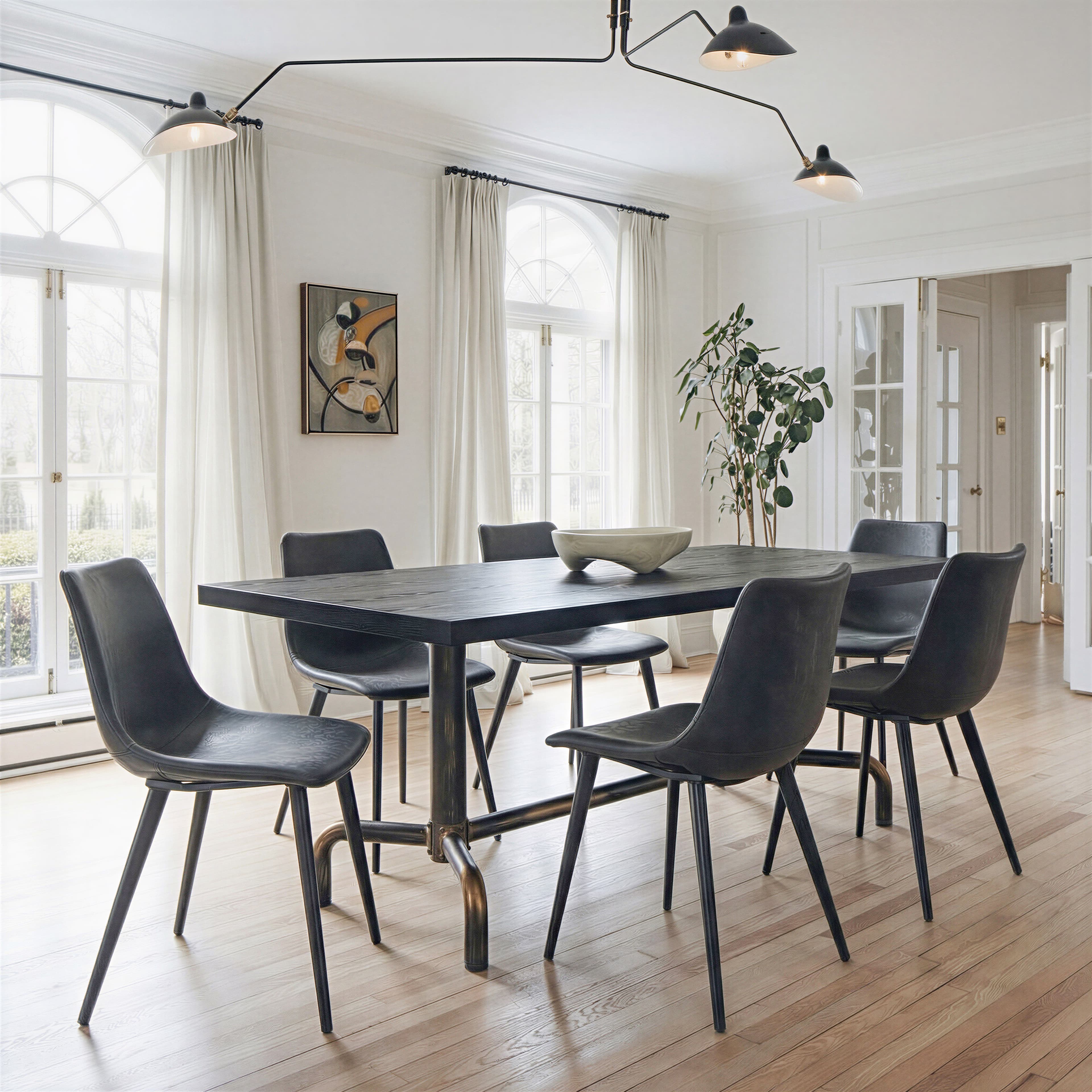 Daniel Dining Chair (Set of 2) Vintage Black product image