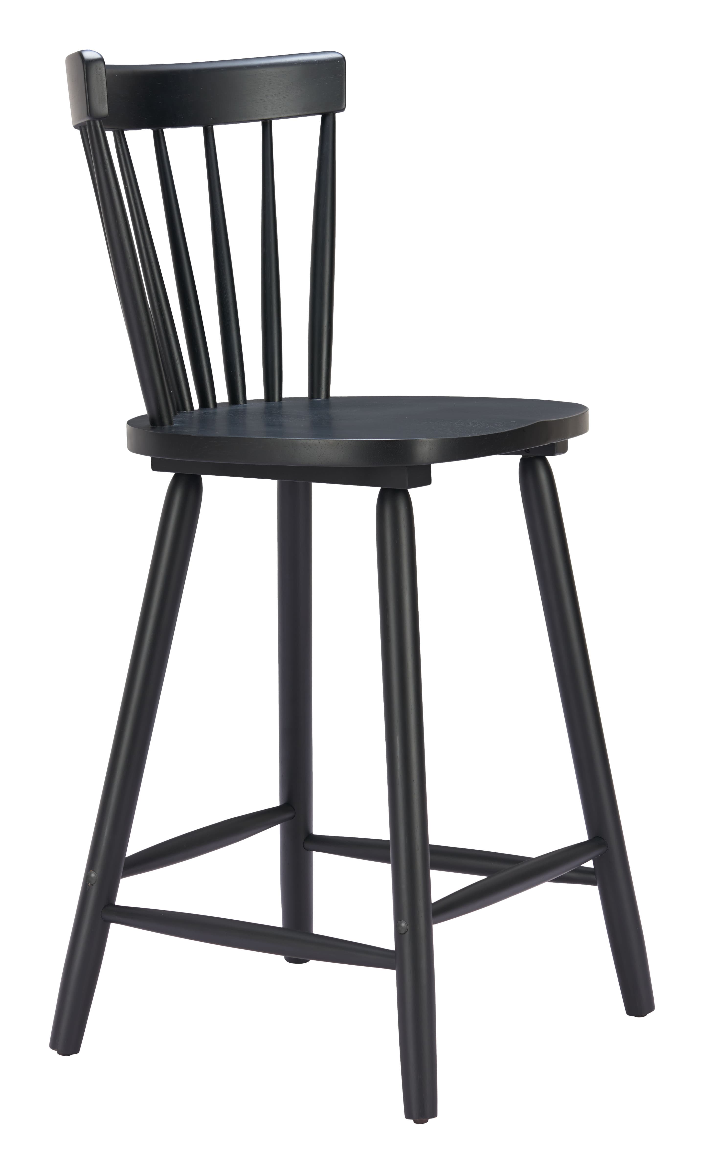 Tyce Counter Stool (Set of 2) Black product image