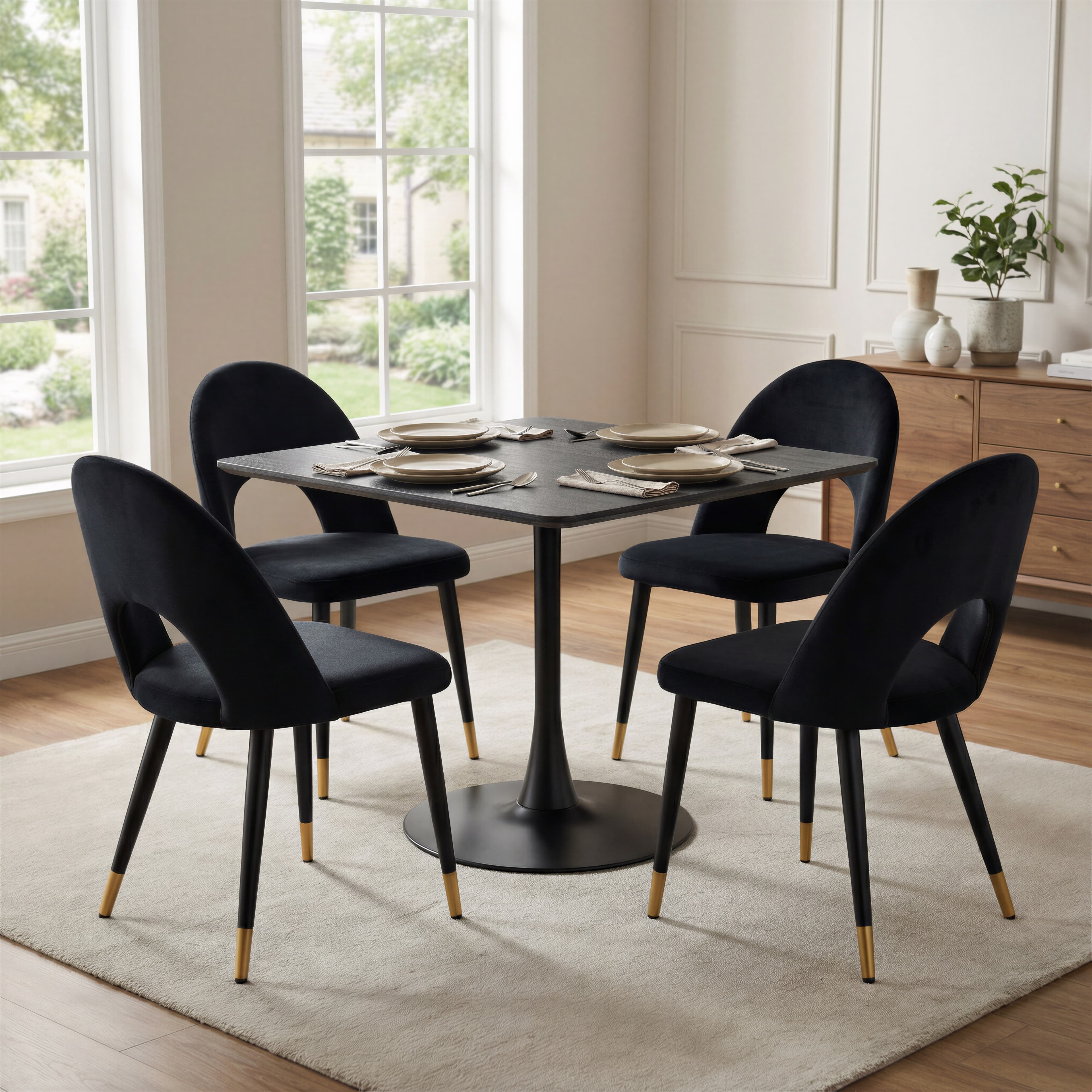 Menlo Dining Chair (Set of 2) Black product image