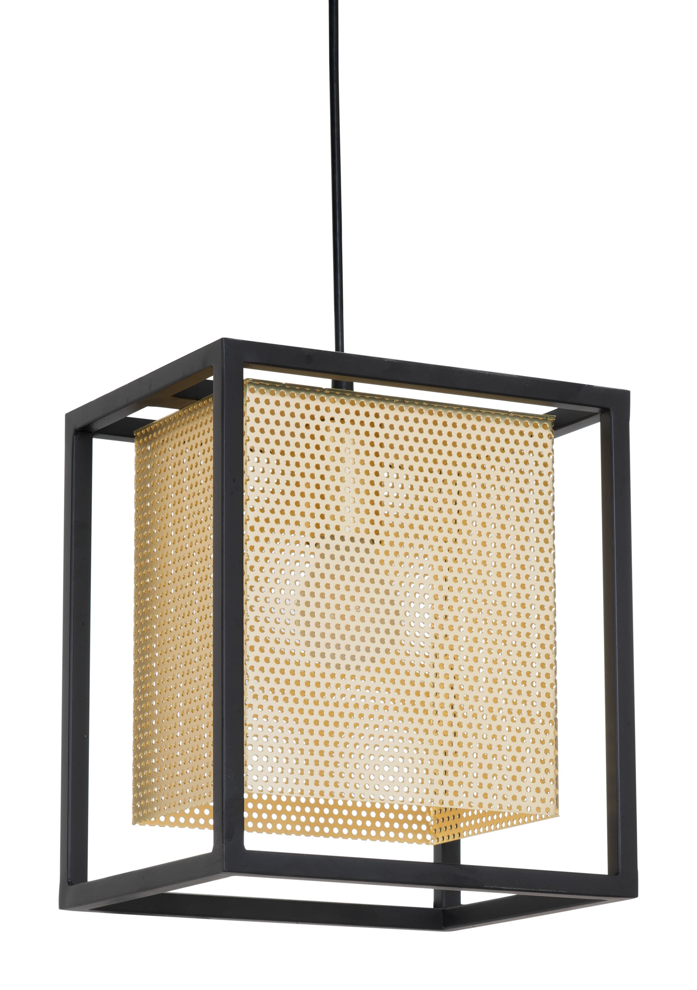 Yves Ceiling Lamp Gold & Black product image