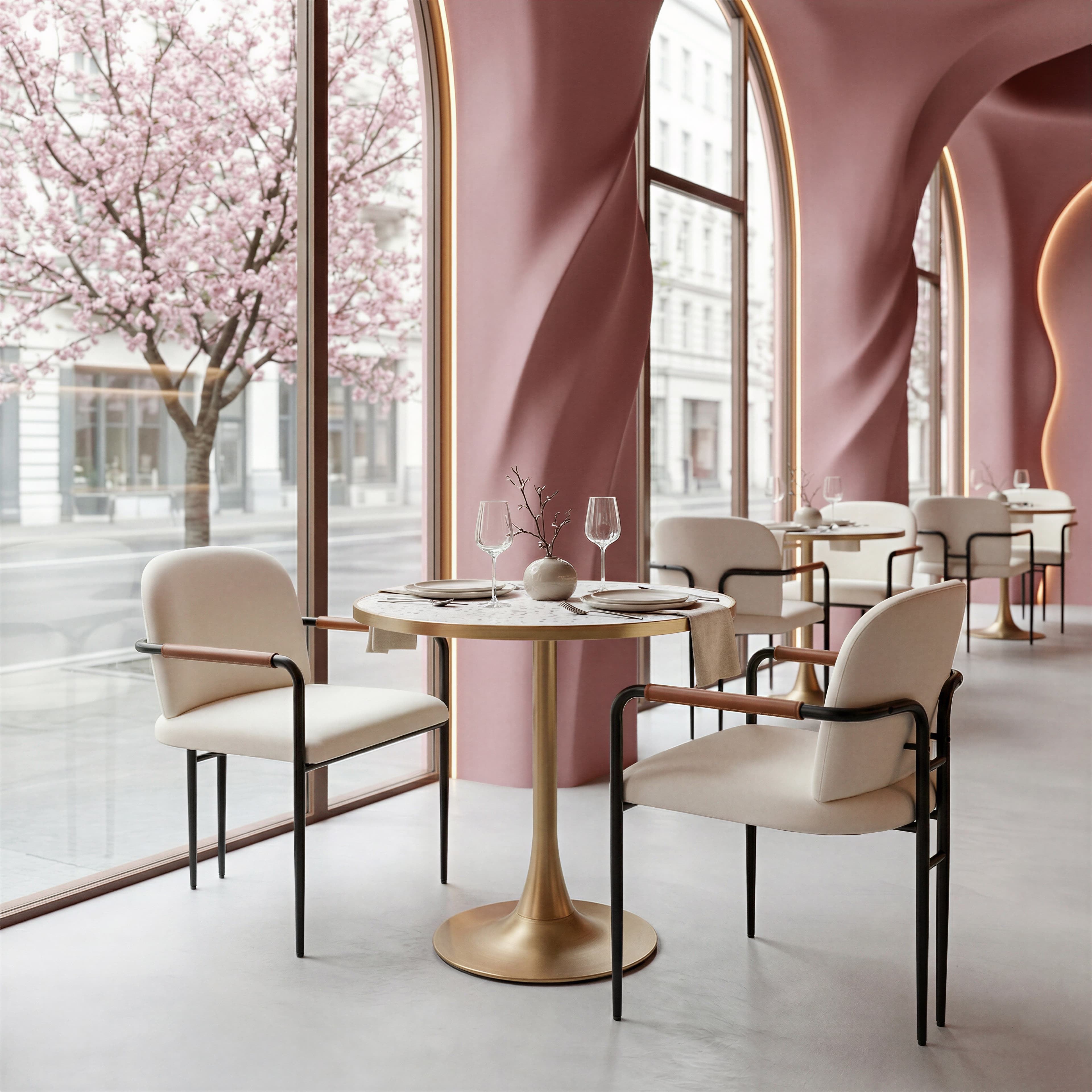 Sibu Dining Chair Cream product image