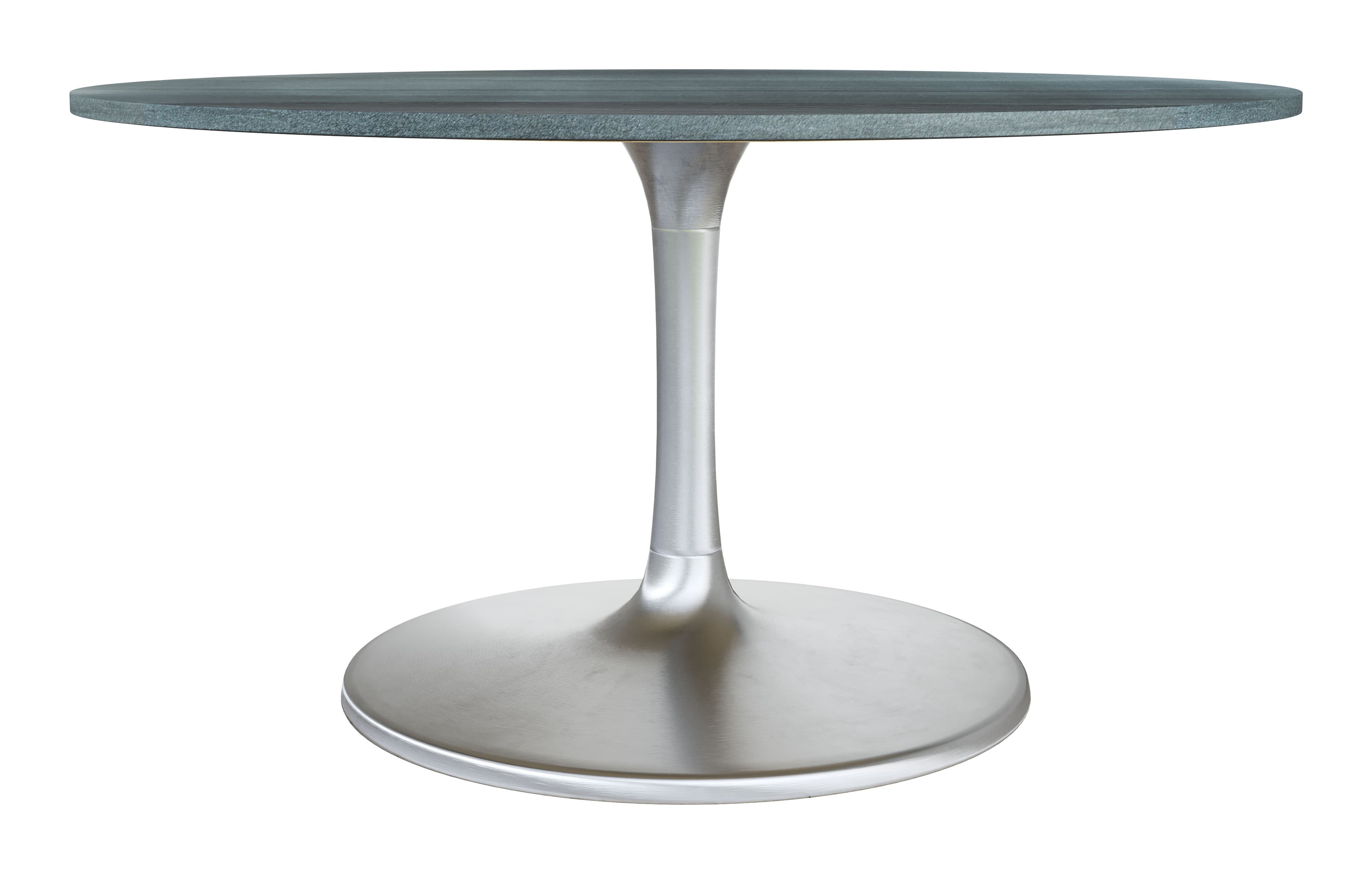 Metropolis Dining Table (60") Gray & Silver product image