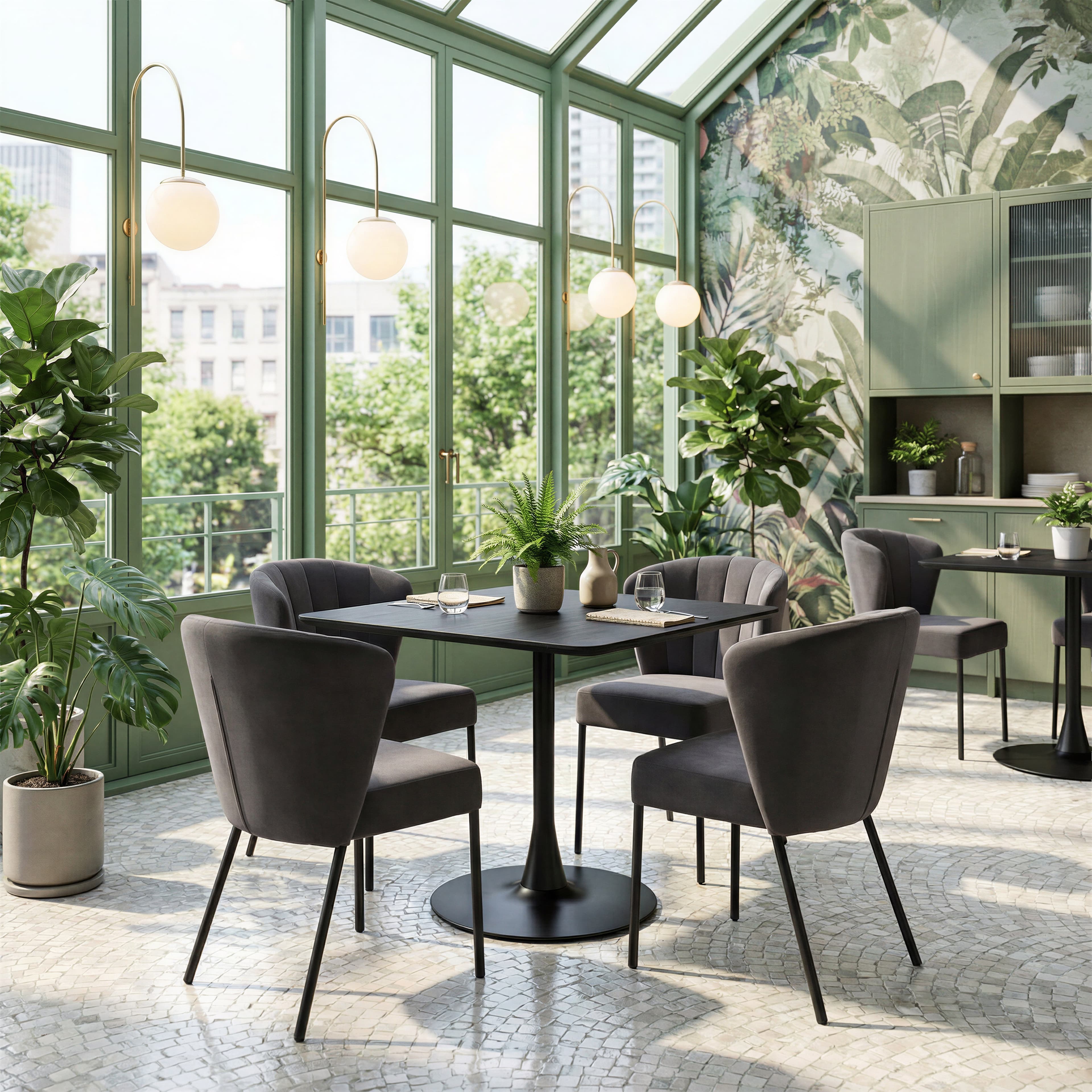 Aimee Dining Chair (Set of 2) Gray product image