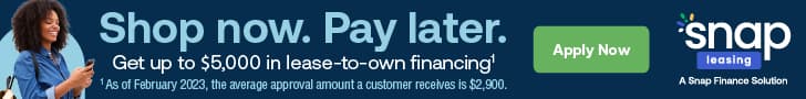 Shop now. Pay later with Snap Finance.