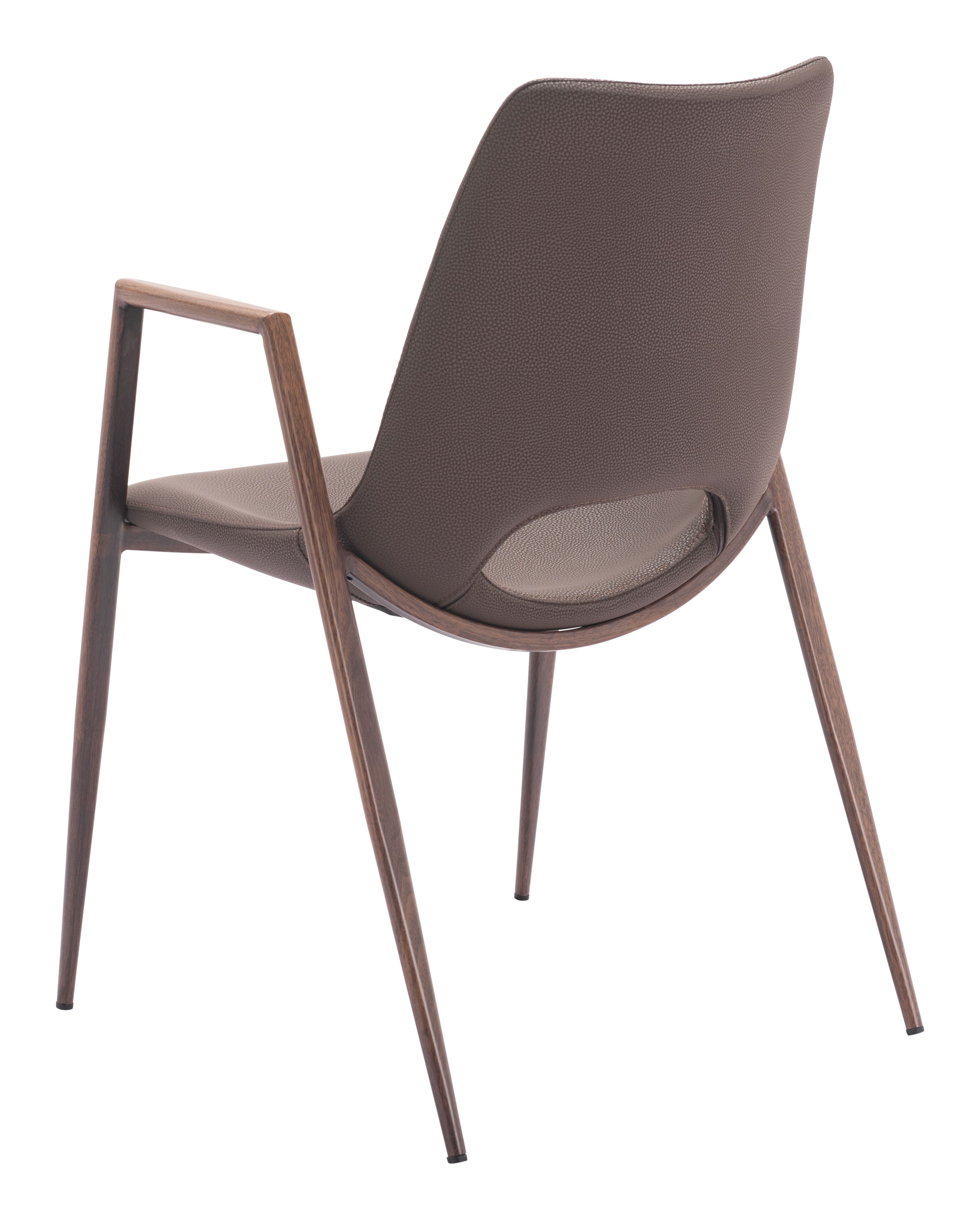 Desi Dining Chair (Set of 2) Brown & Walnut product image