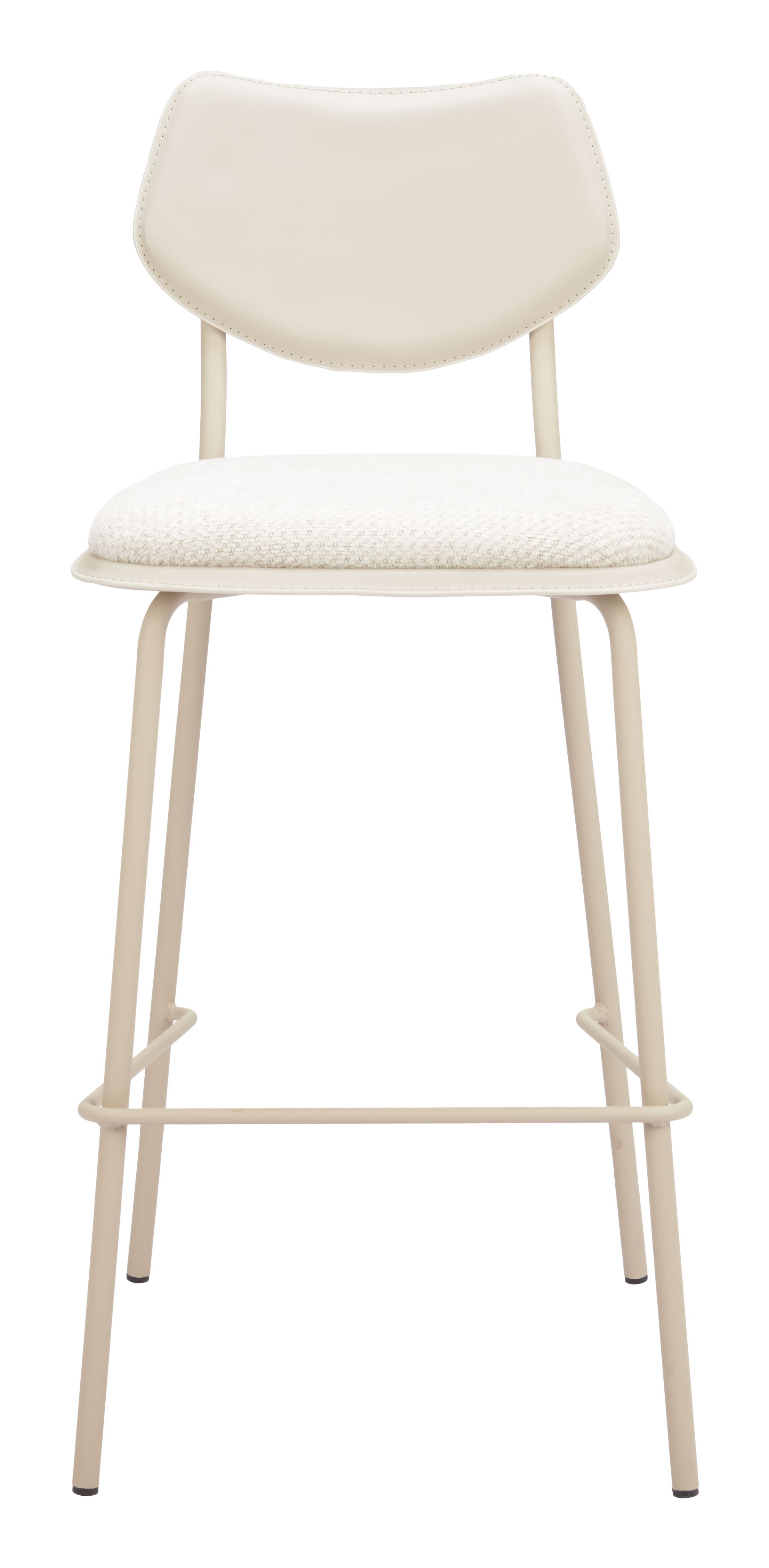 Zeal Barstool (Set of 4) Light Gray & Beige product image