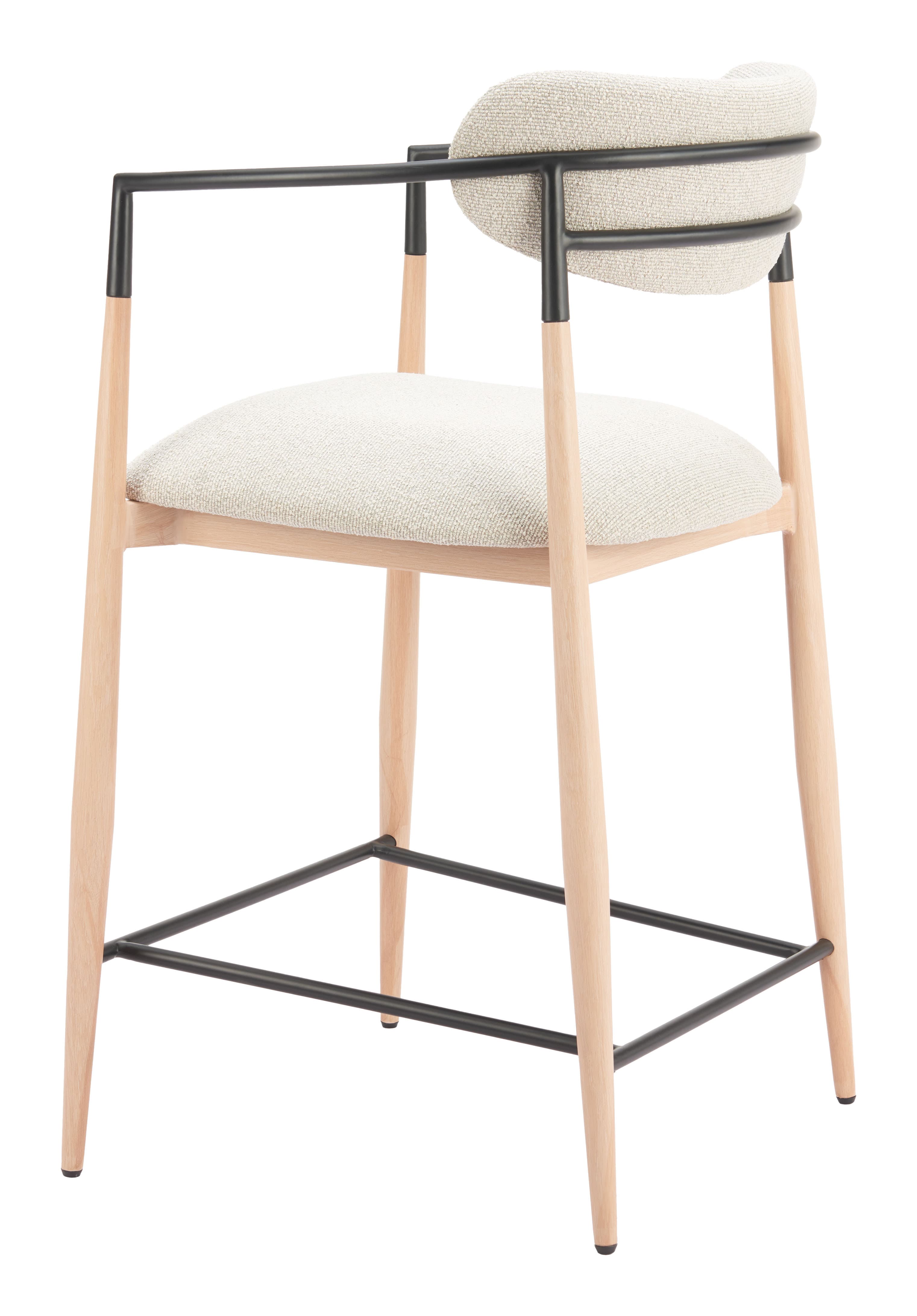 Equinox Counter Stool Oyster Gray & Natural product image