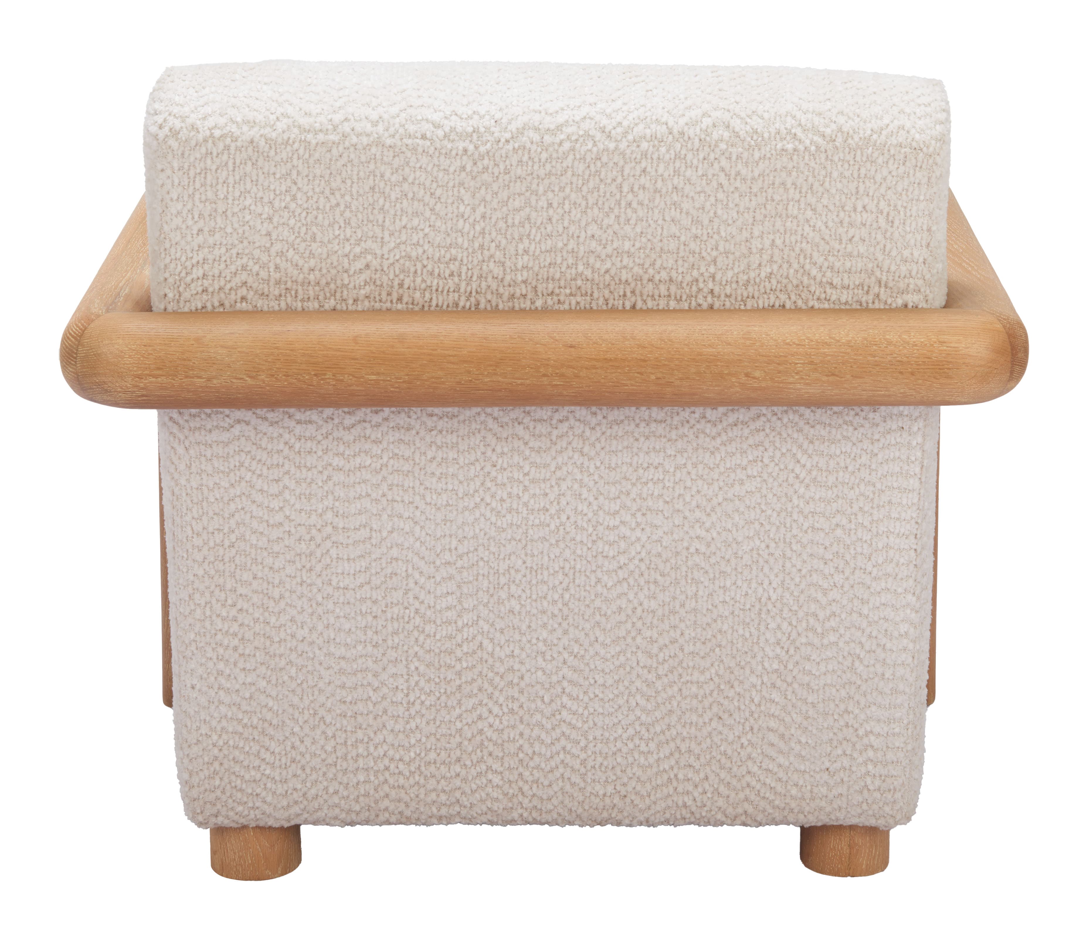 Subliem Accent Chair Cotton White product image