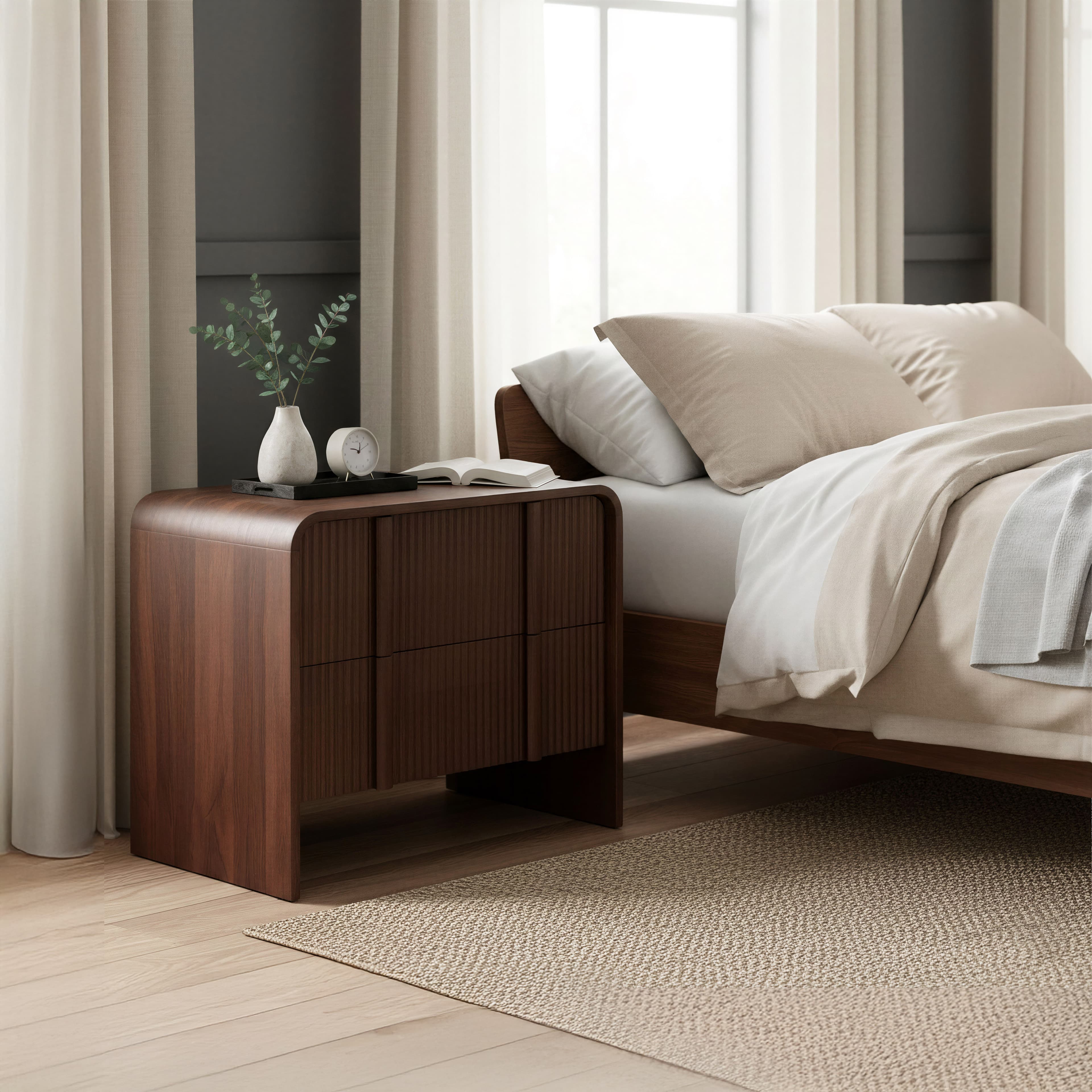 Calipso Nightstand Walnut product image