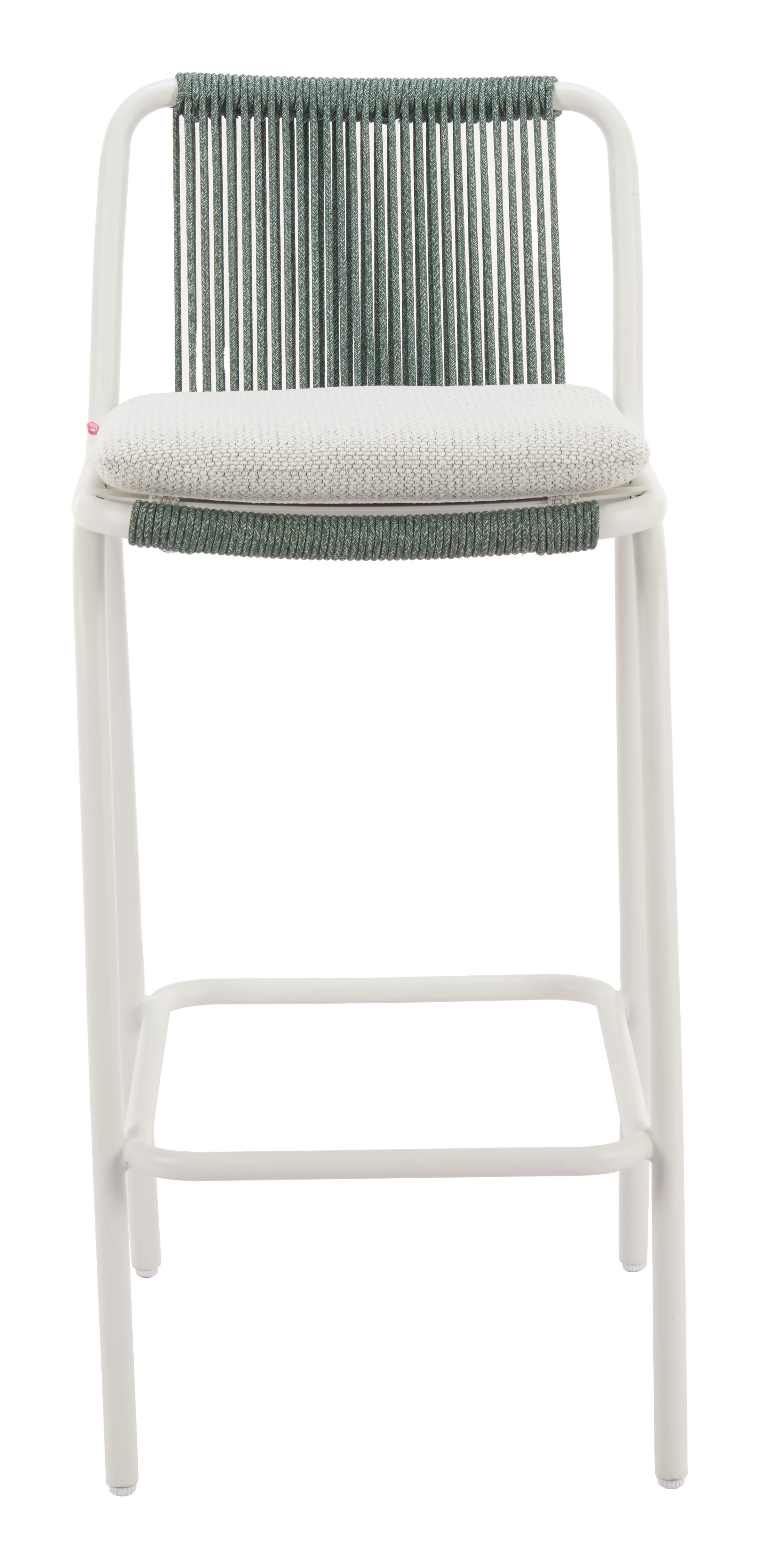 Luft Barstool (Set of 2) White & Green product image
