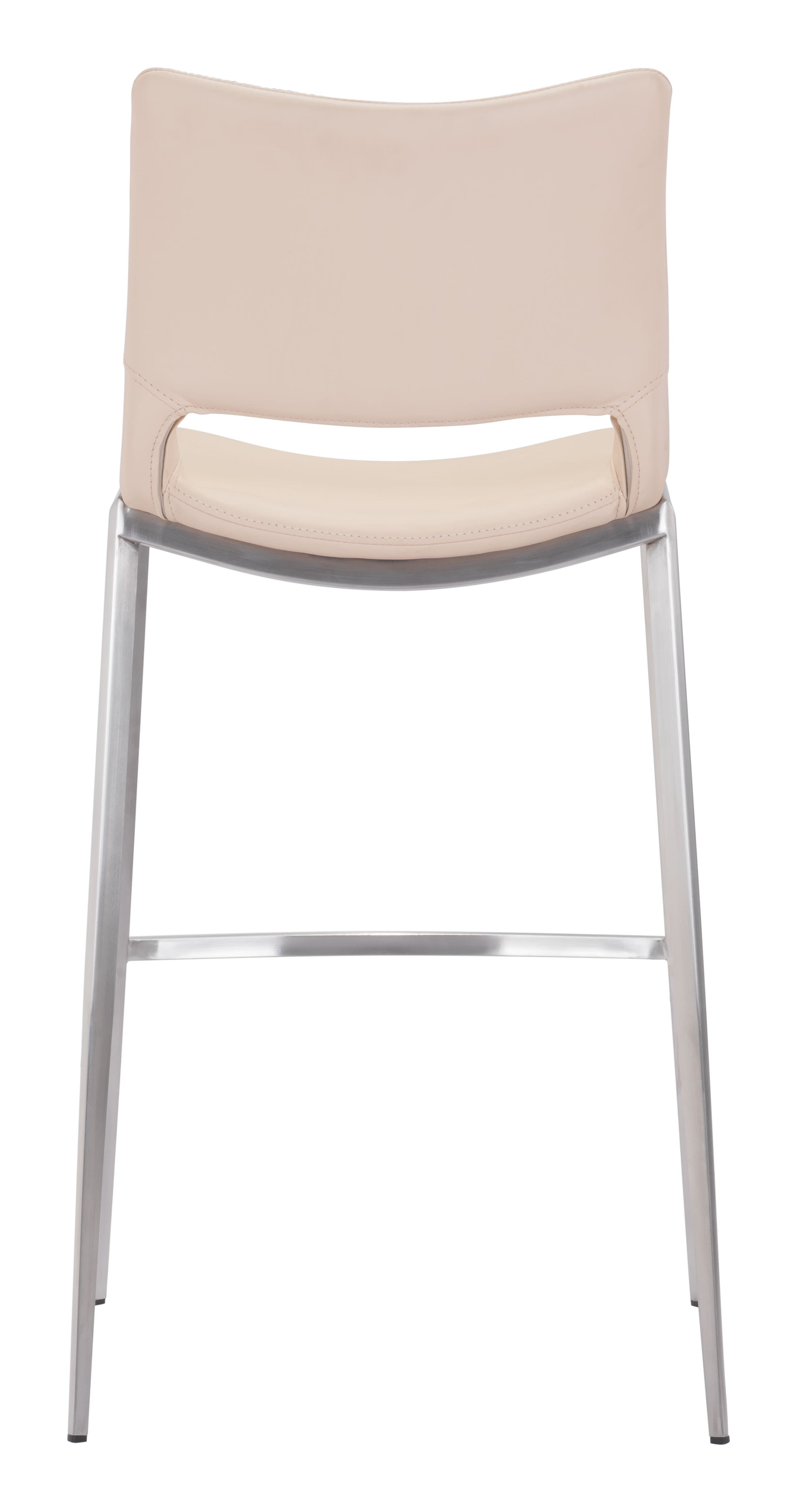 Ace Barstool (Set of 2) Light Pink & Silver product image
