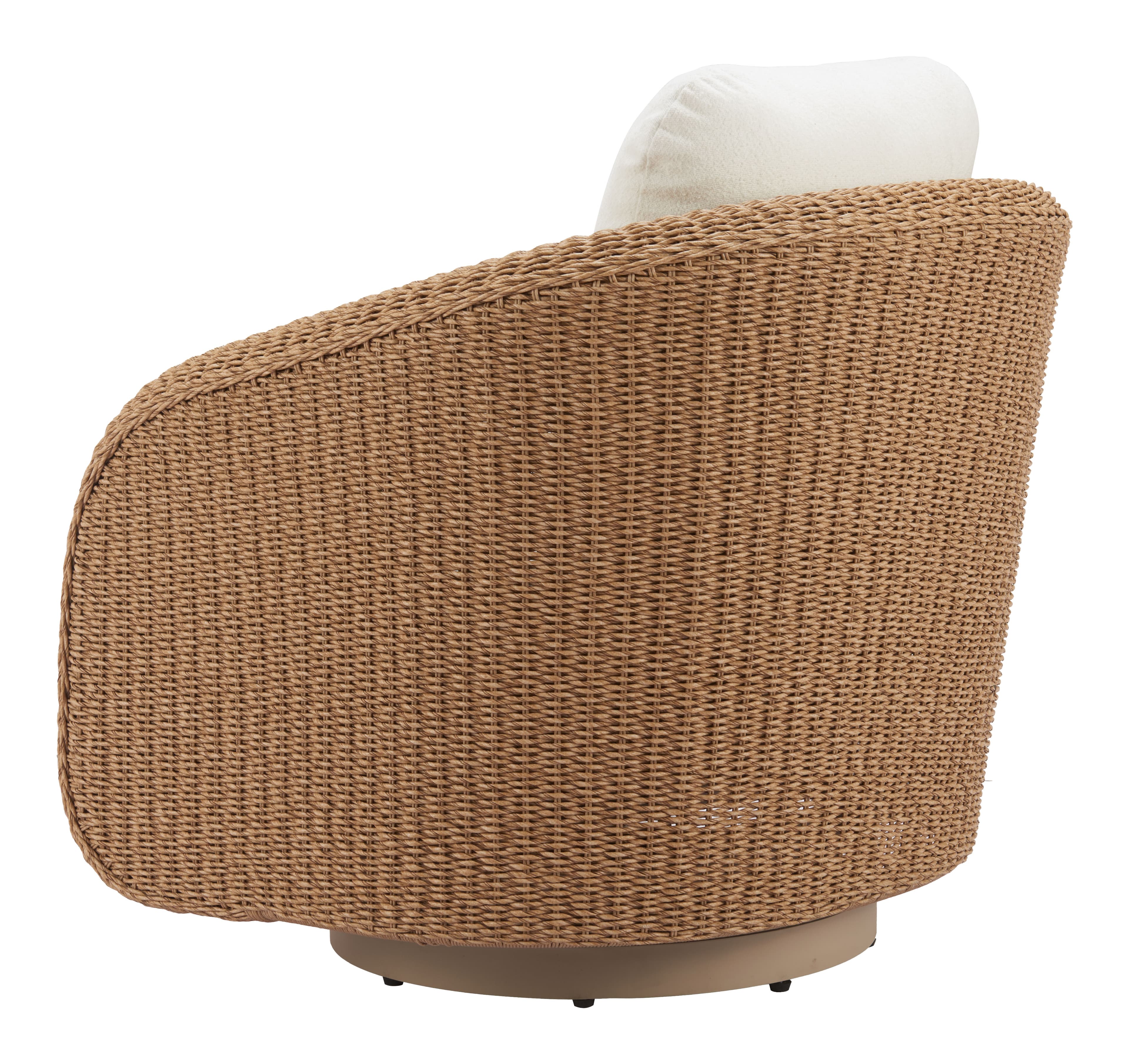 Solara Swivel Chair Ivory product image