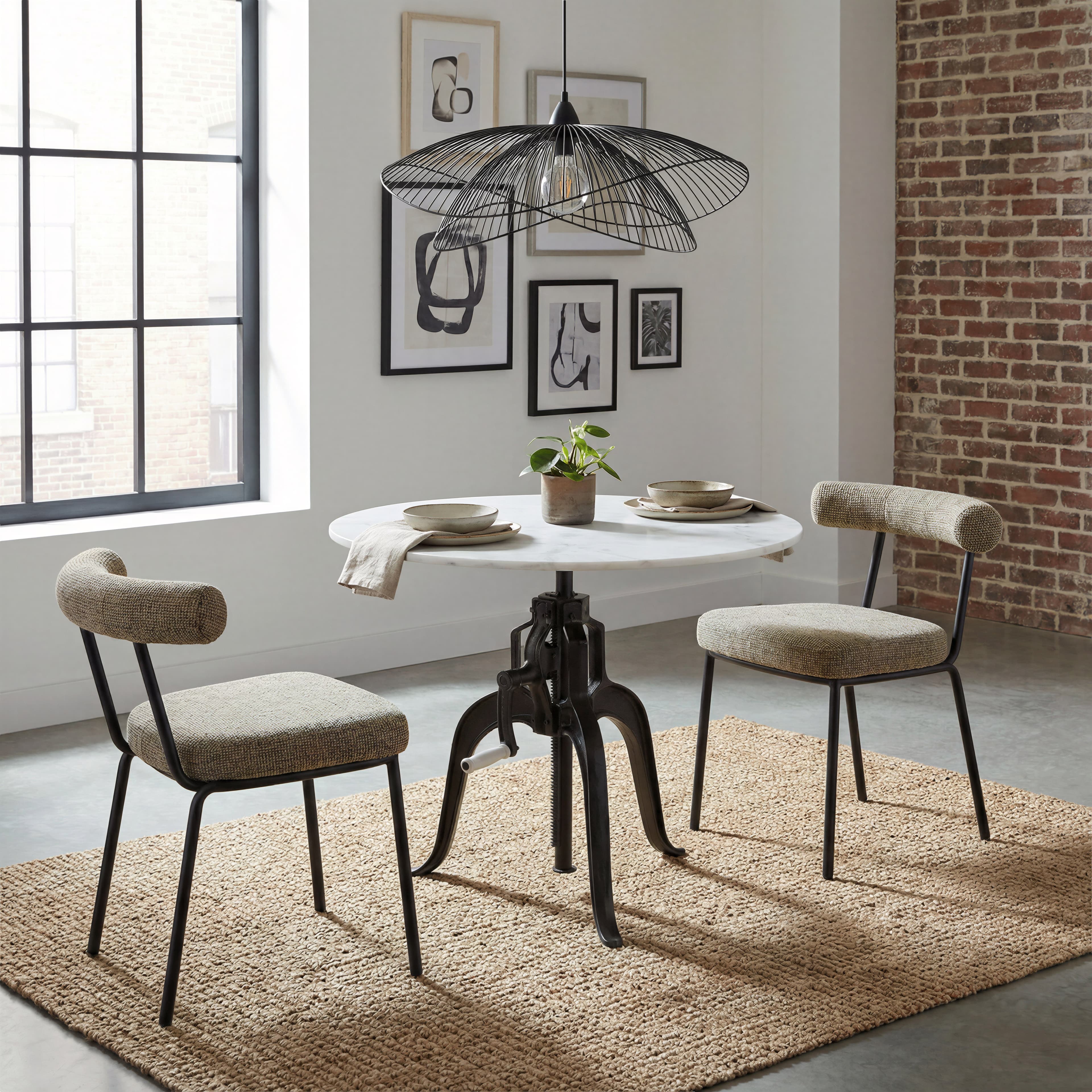 Kede Dining Chair (Set of 2) Green Tweed product image