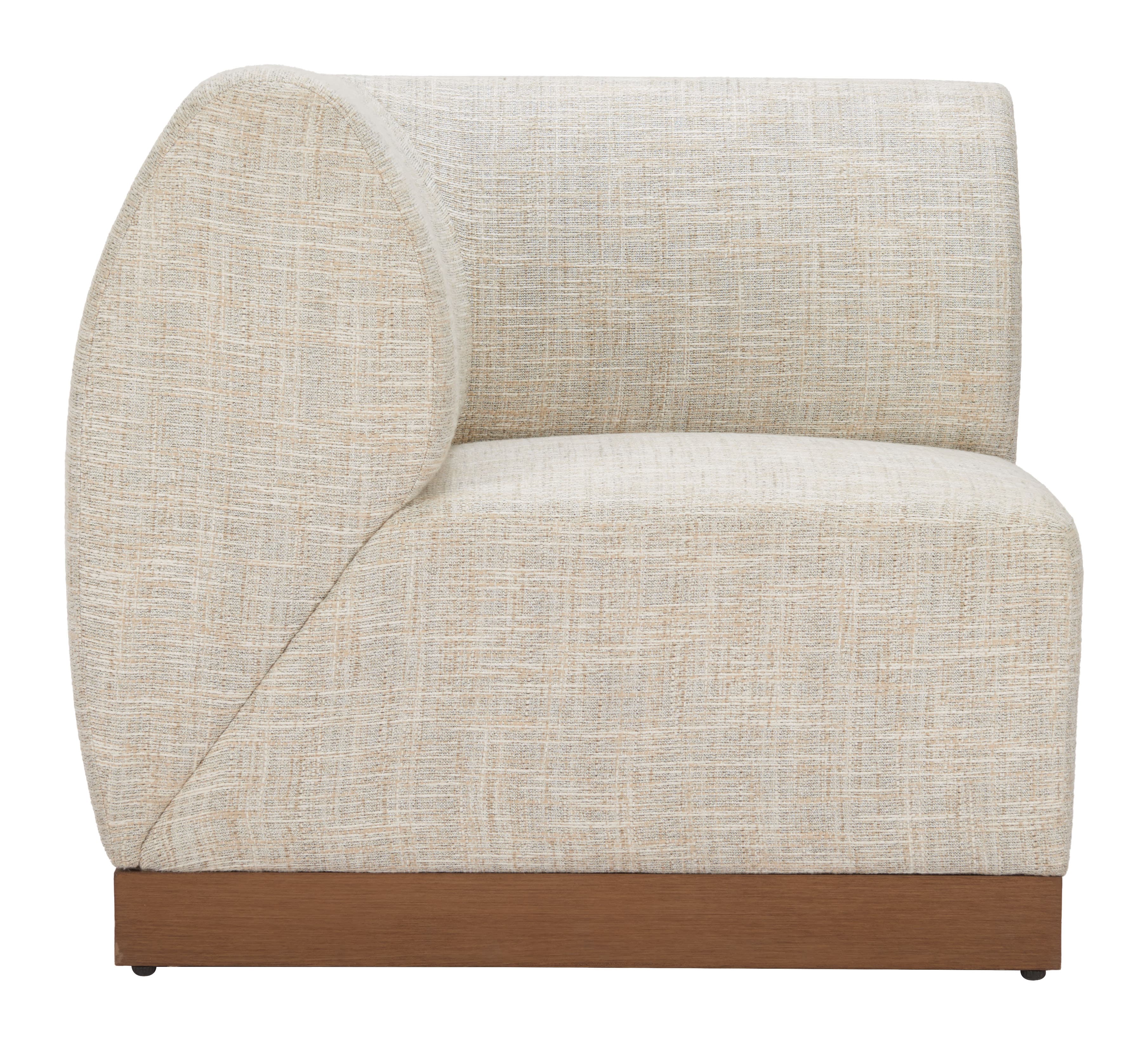 Christy Corner Chair Beige product image