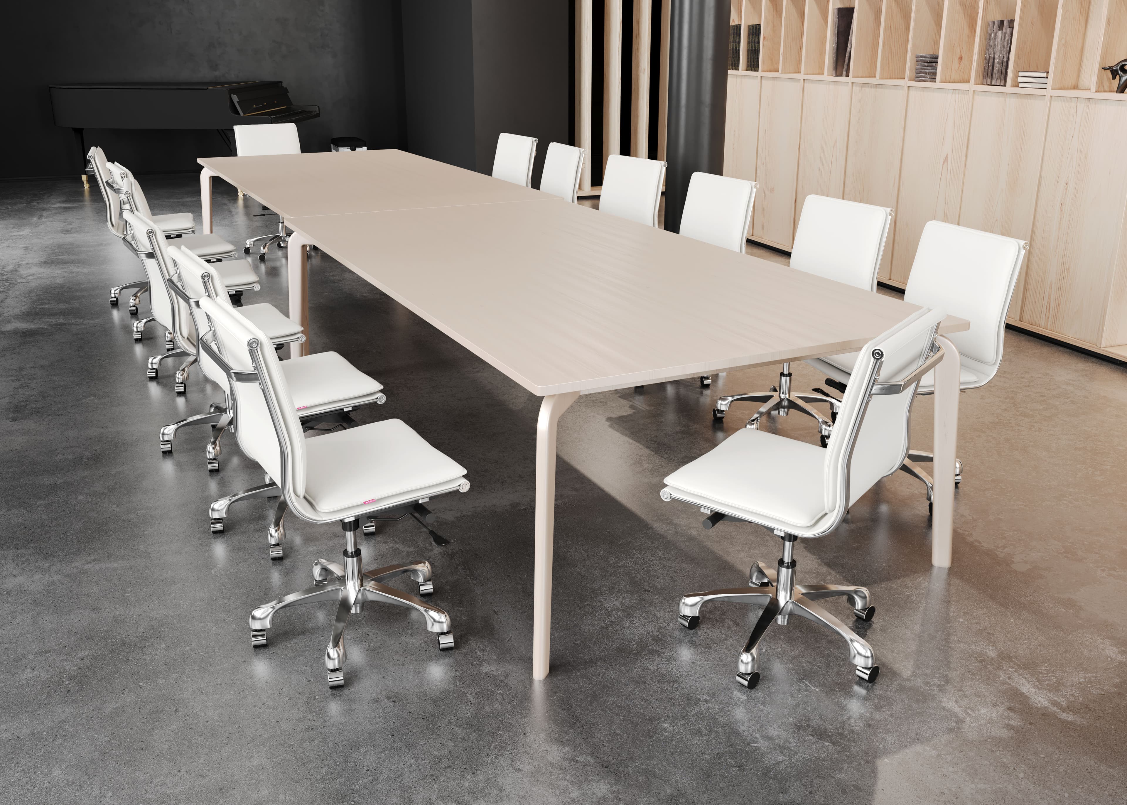 Lider Plus Armless Office Chair White product image