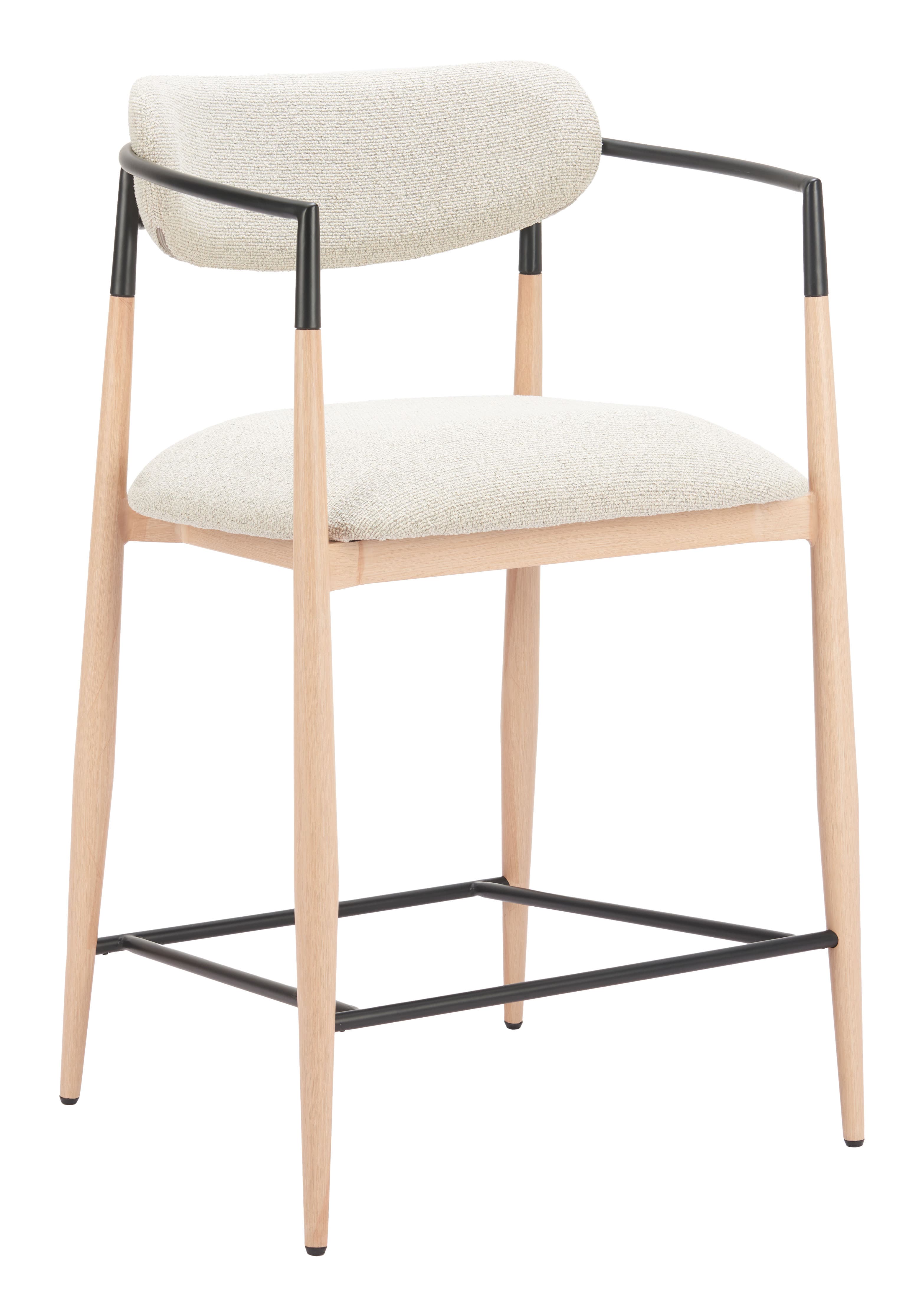 Equinox Counter Stool Oyster Gray & Natural product image