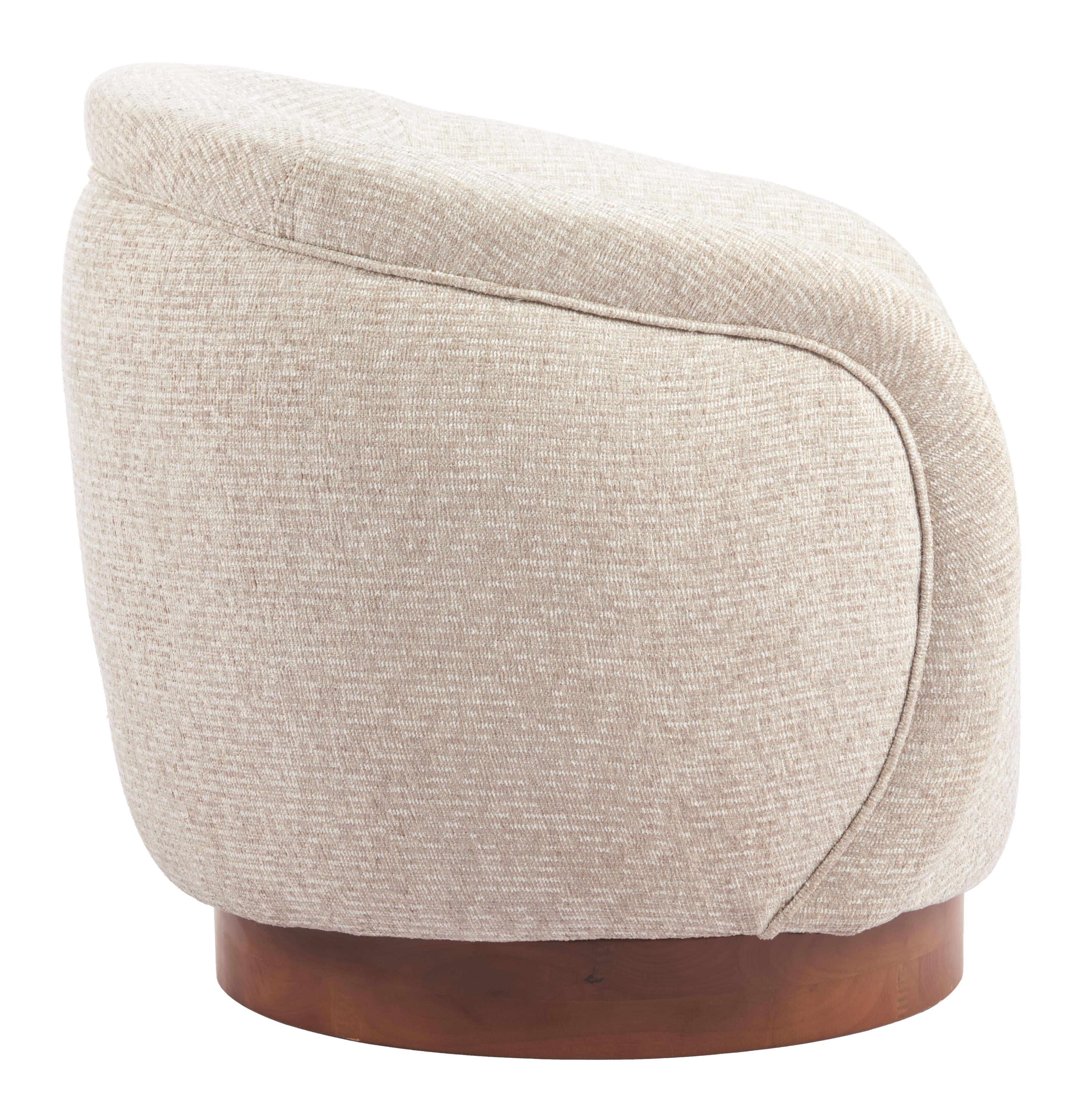Vinta Swivel Chair Beige product image