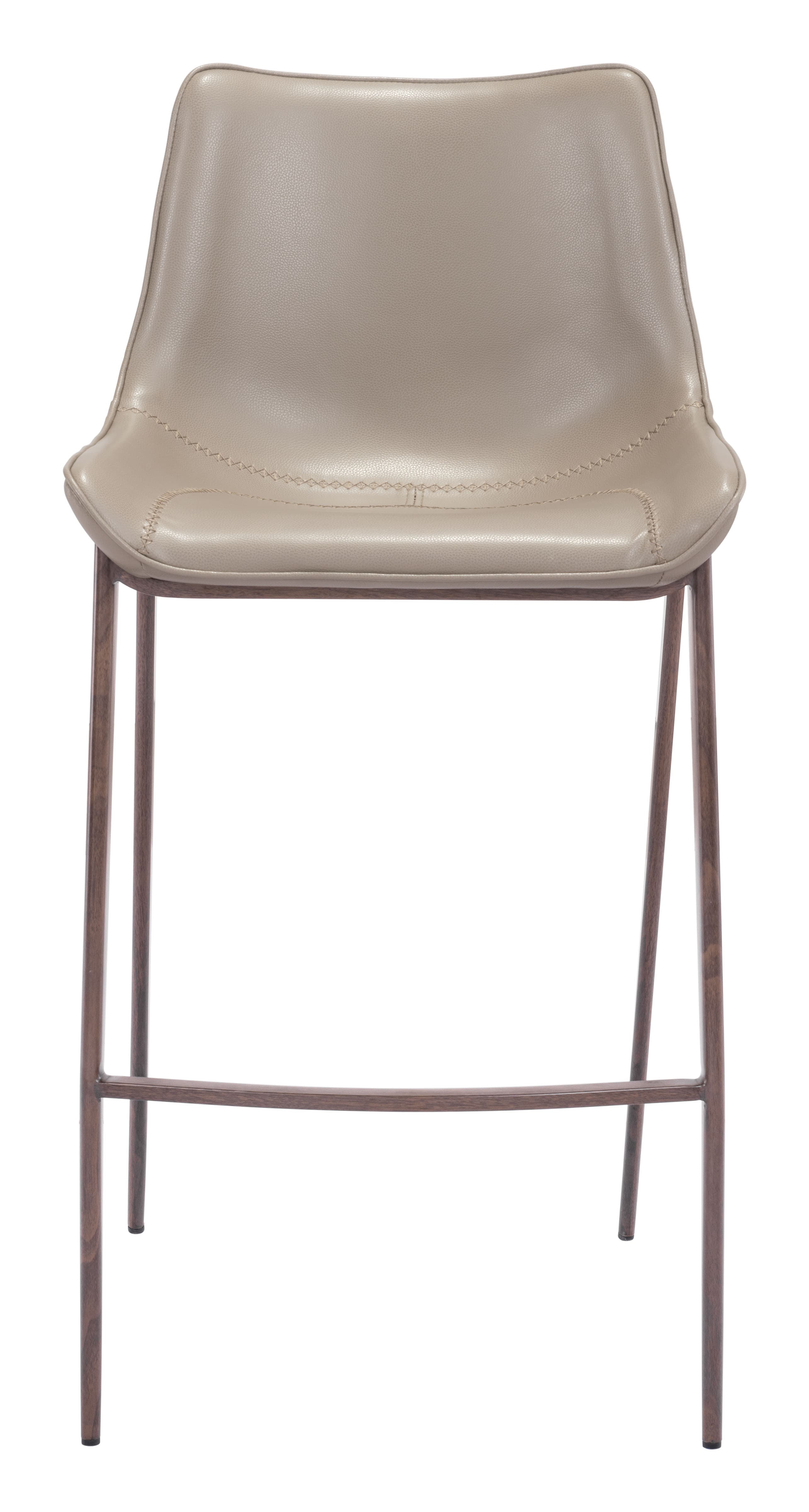 Magnus Barstool (Set of 2) Brown & Walnut product image