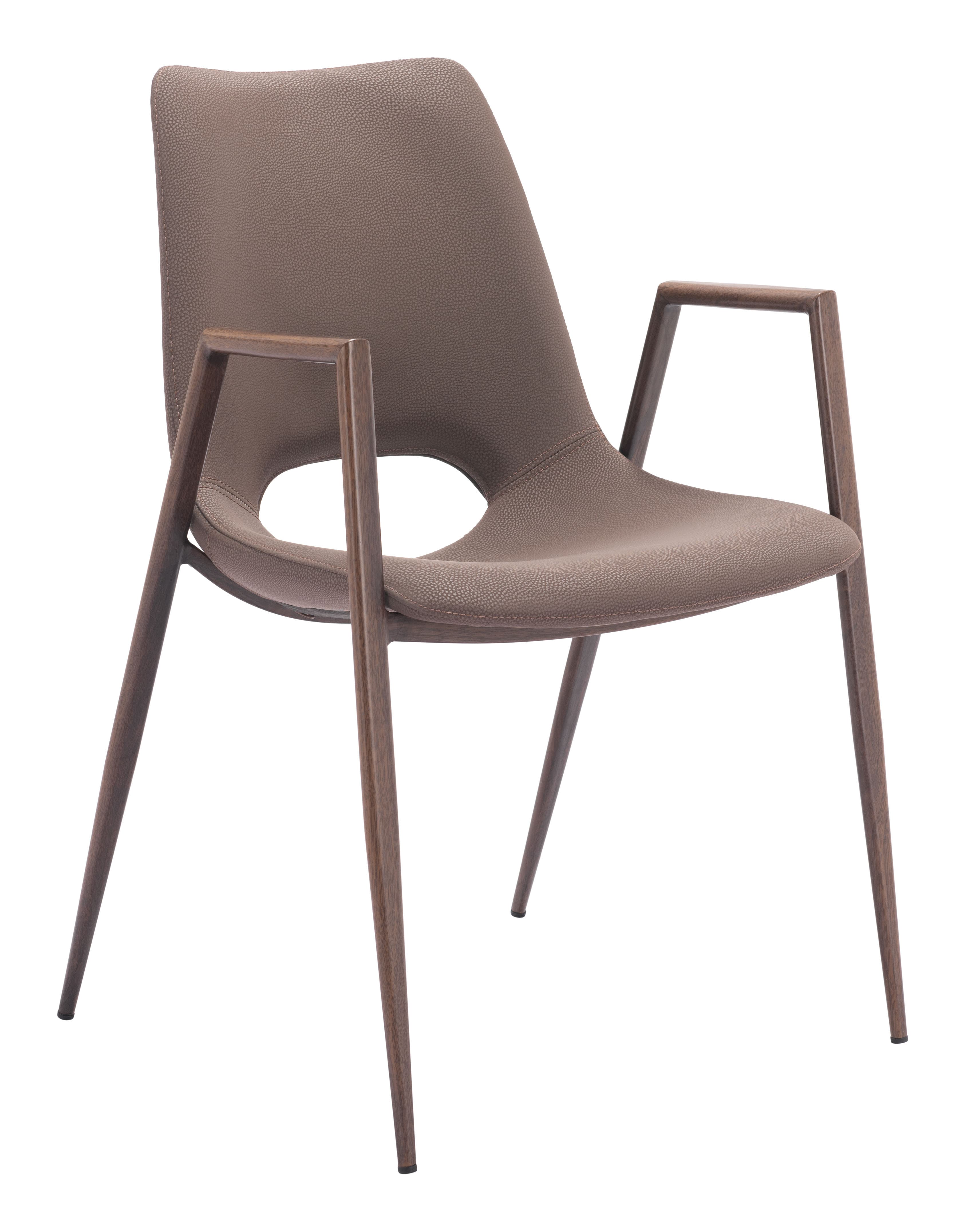 Desi Dining Chair (Set of 2) Brown & Walnut product image