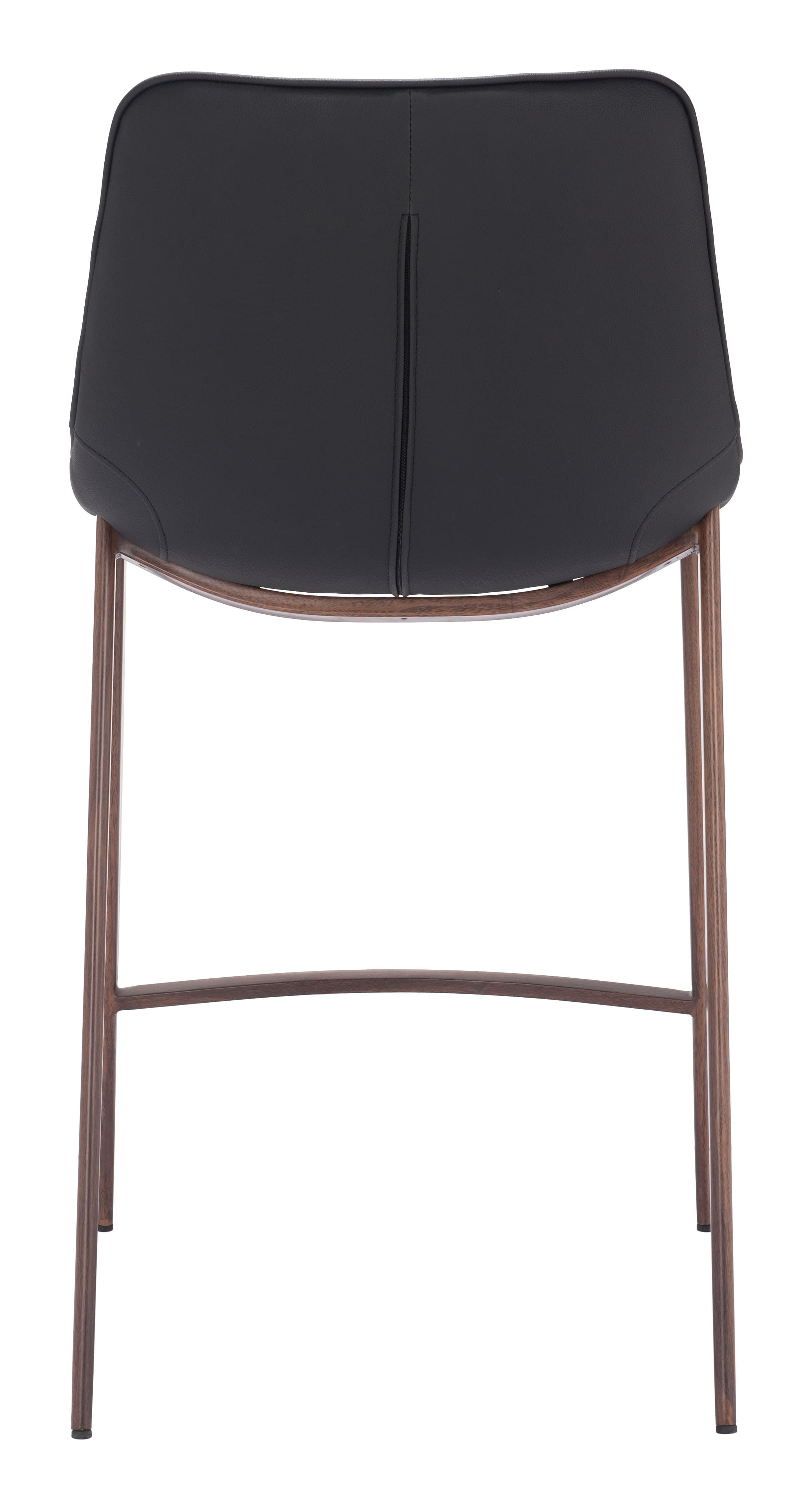 Magnus Counter Stool (Set of 2) Black & Walnut product image