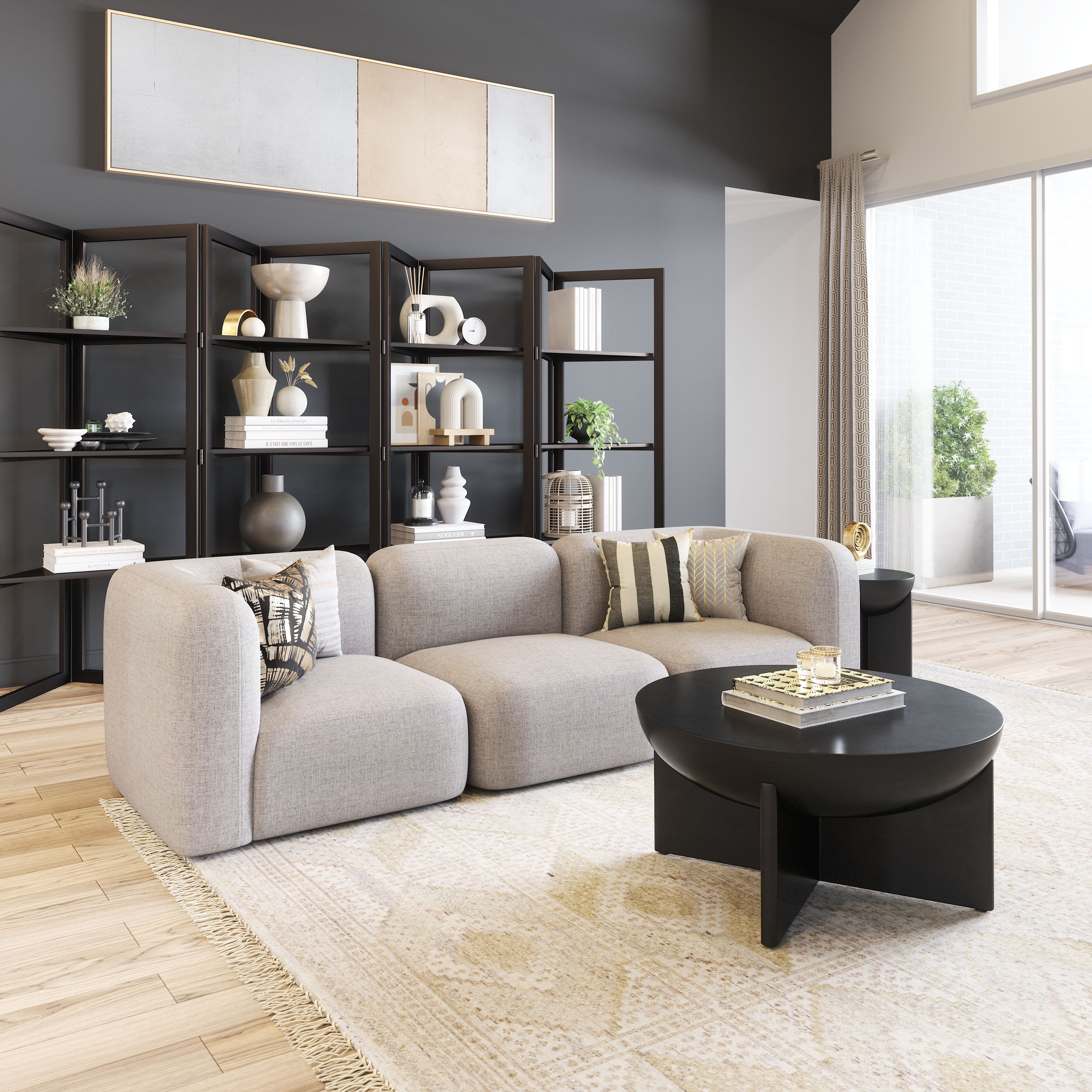 Biak Corner Chair Gray product image