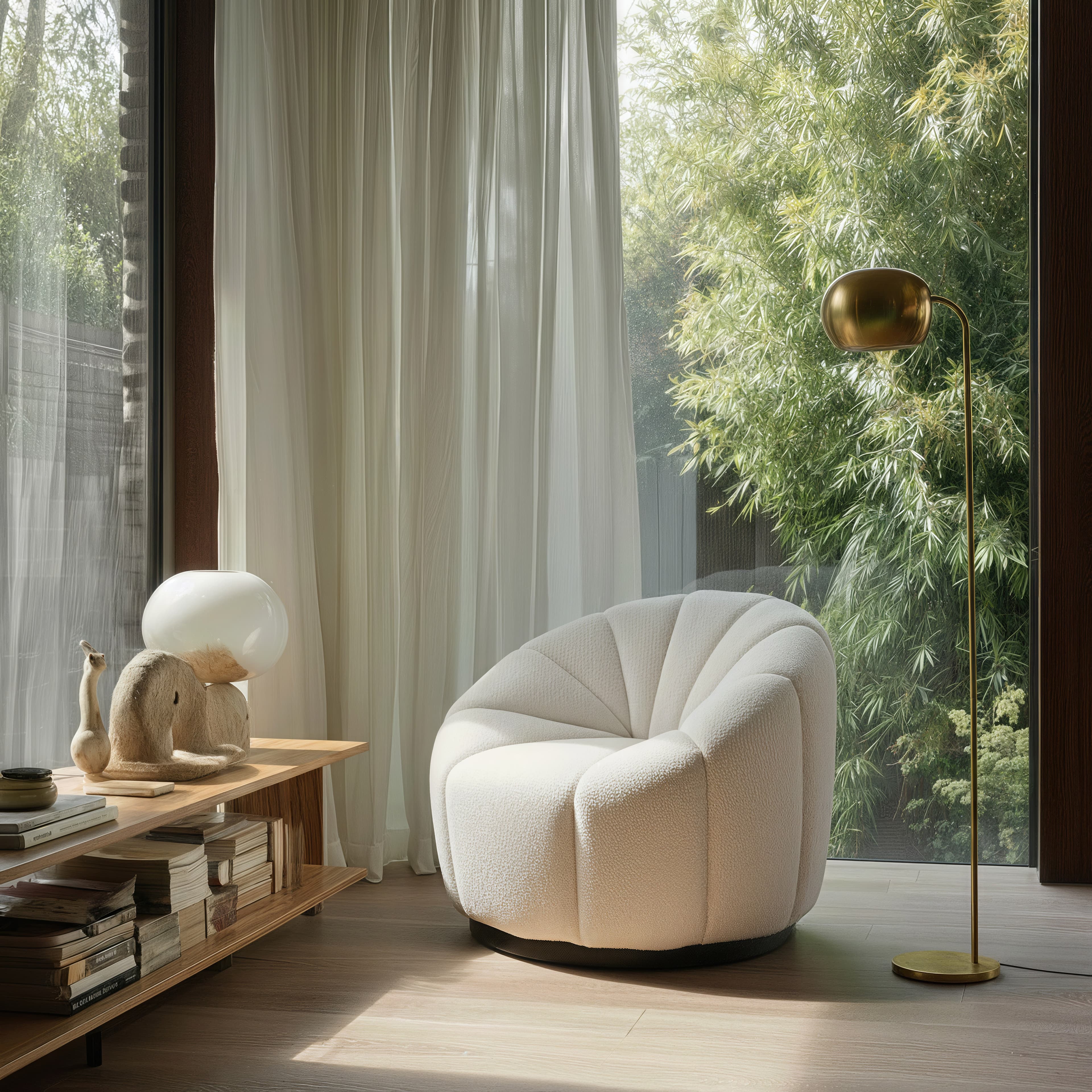 Bhutan Accent Chair Cream product image